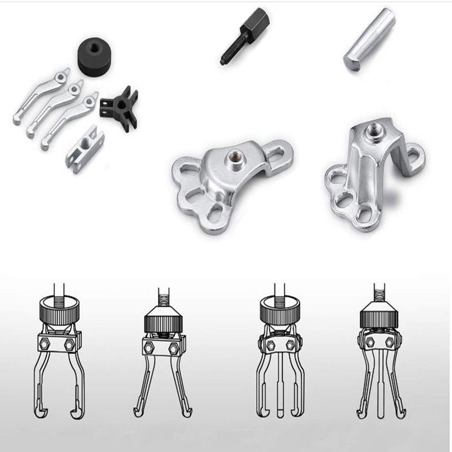 Nt Tools Üniversal Ön Takım Rot Çekiç Seti Mengene Çektirme Set (18 PARÇA)