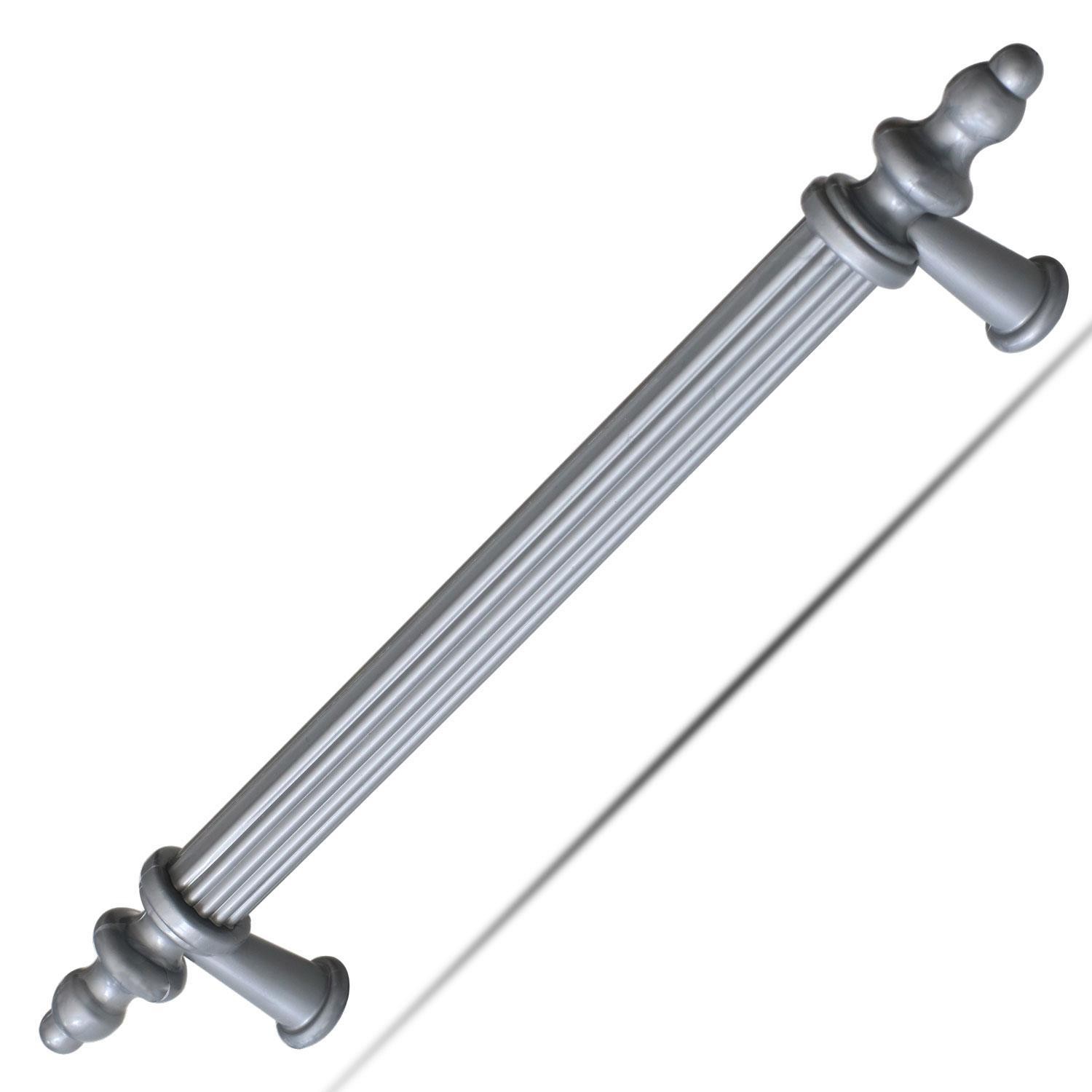 Polavit 160 Mm (SERT PLASTİK) Gri Mobilya Çekmece Mutfak Dolap Dolabı Kulpu Kulbu Kulpları (5 ADET)