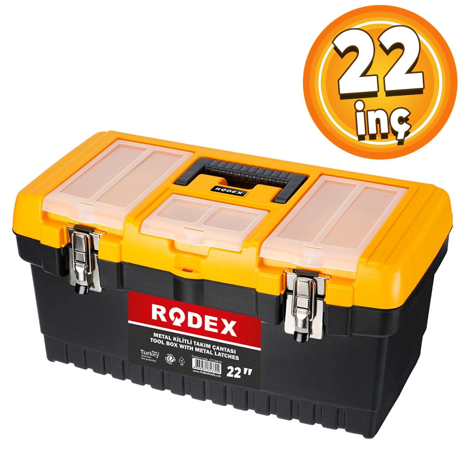 Rodex Takım Çantası Alet Çantası Metal Açma Kapatmalı OTCM022 22"