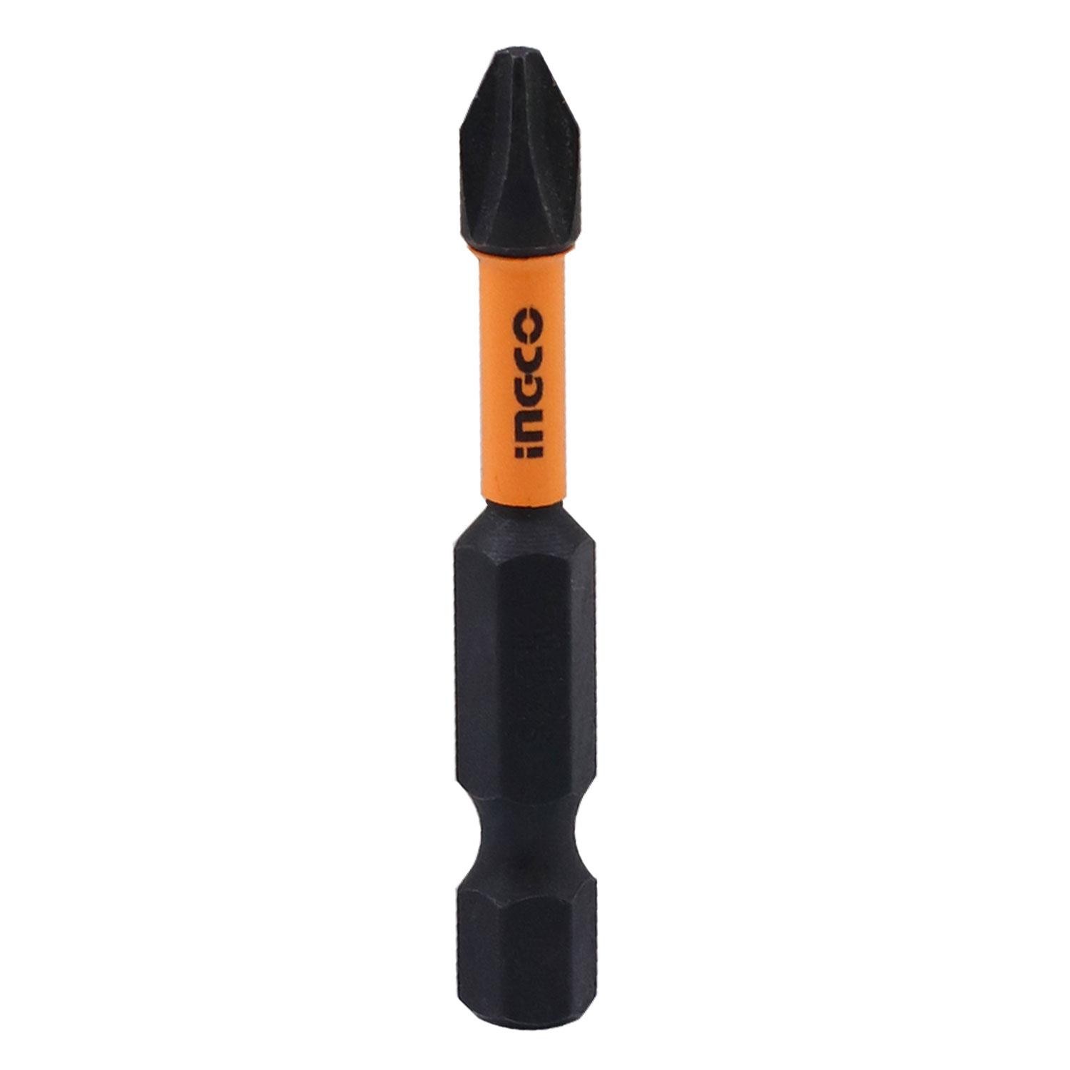 İngco Bits Uç PH2 50 mm Yıldız Matkap Vidalama Ucu S2 Çeliği Mıknatıslı