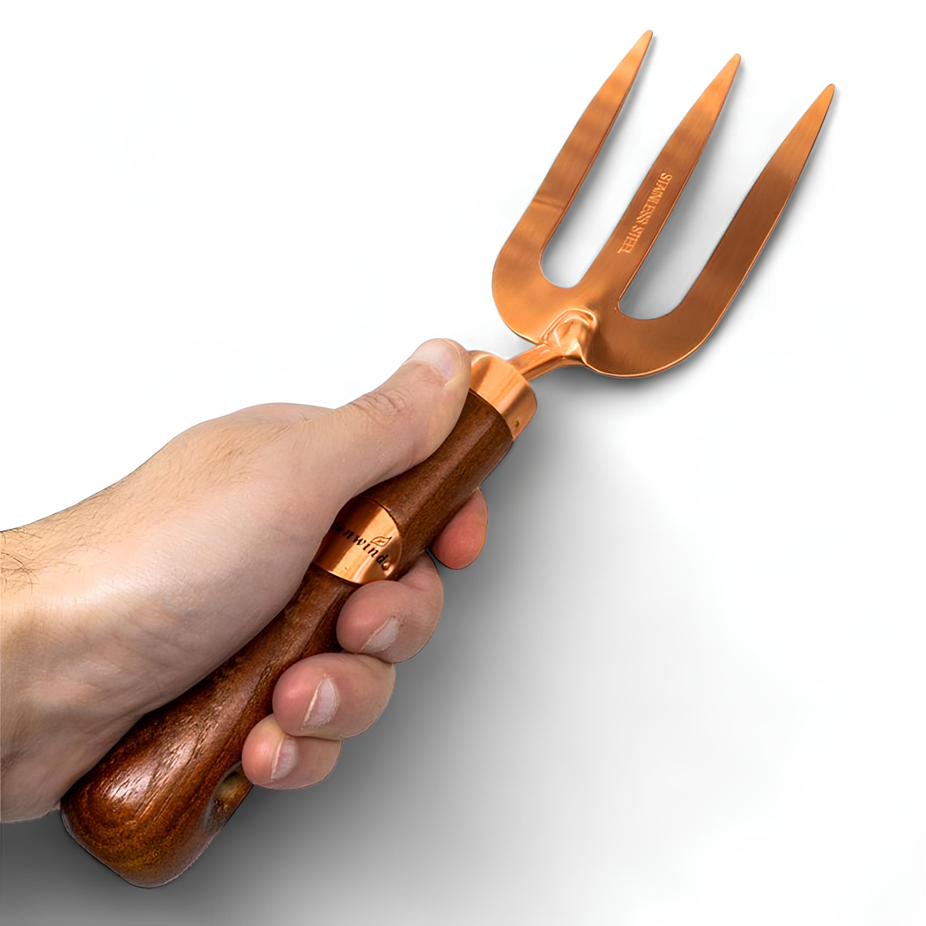 Paslanmaz Çelik Ergonomik Saplı Geniş Bahçe Tırmığı Çapa Tırmık Tarla Çim Peyzaj Bitki Fide Çiçek
