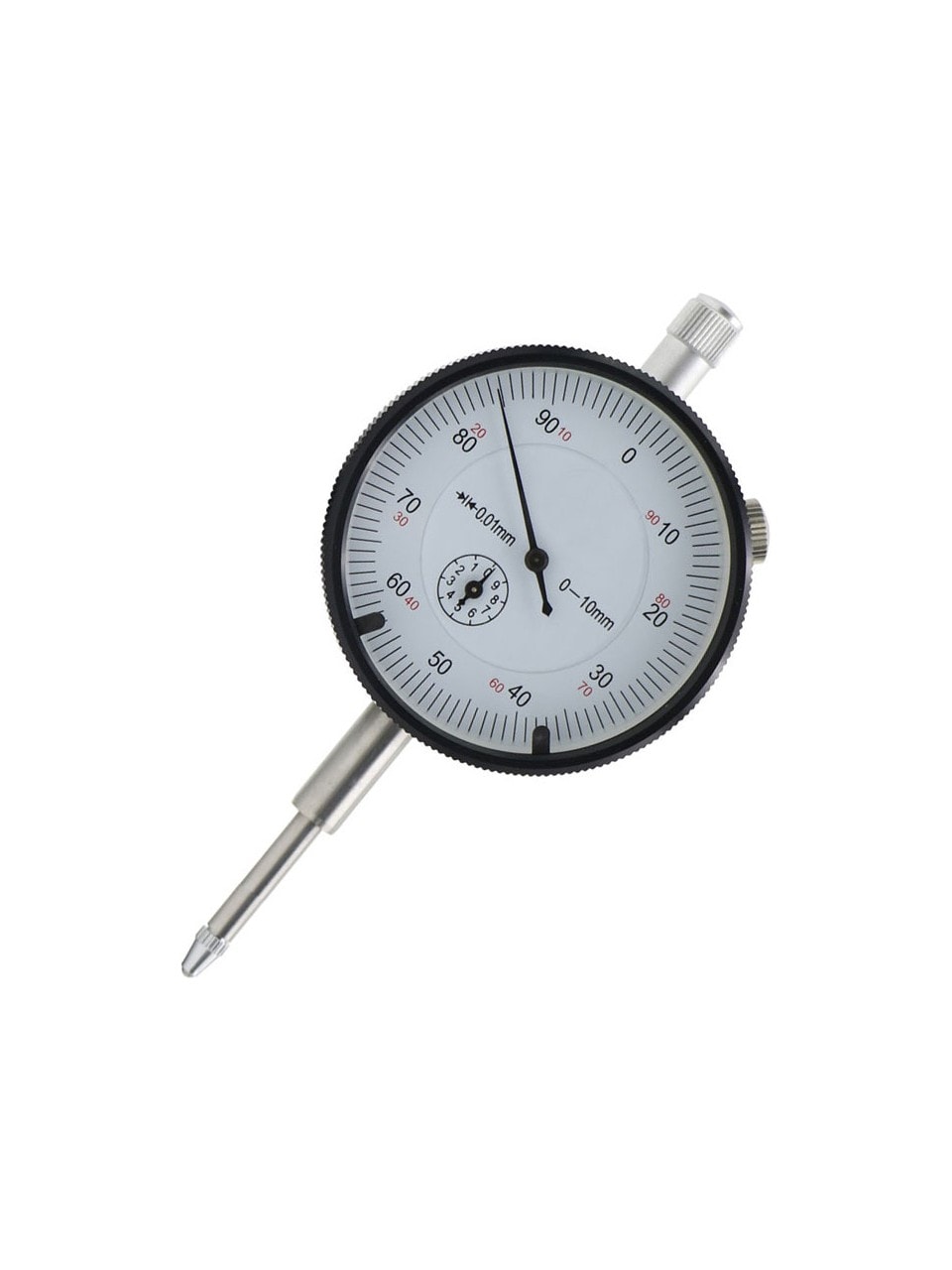 Mekanik Analog İbreli KULAKSIZ Komparatör Saati 0.1 mm-10 mm Mekanik Kadranlı Çevrimli Ölçüm Ayaksız