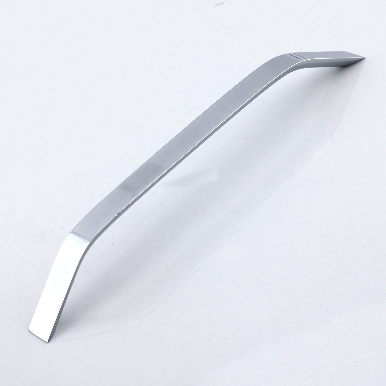 Şahin Krom Gümüş Metal Kulp 224 mm - 22.4 cm Mobilya Çekmece Mutfak Dolabı Dolap Kulpları Kulb Kulpu