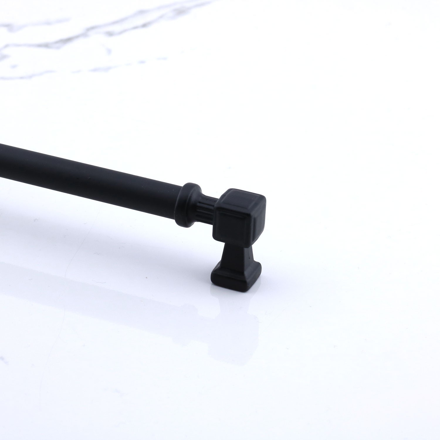 Talas 128 mm Düz SİYAH Metal Kulp Mobilya Çekmece Mutfak Dolabı Dolap Kulpları Kulb 12.8 cm