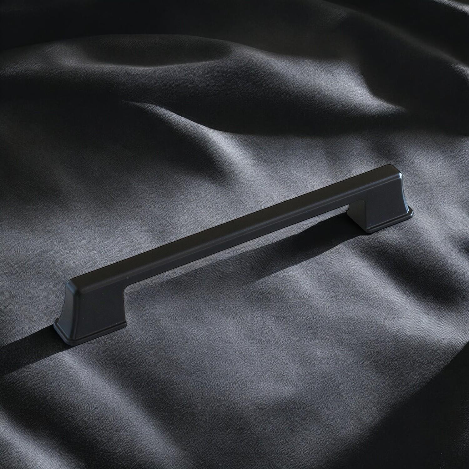 10 Adet Cemre Kulp 160 mm Siyah Metal Mutfak Mobilya Çekmece Mutfak Dolap Dolabı Kapak Kulbu 16 cm