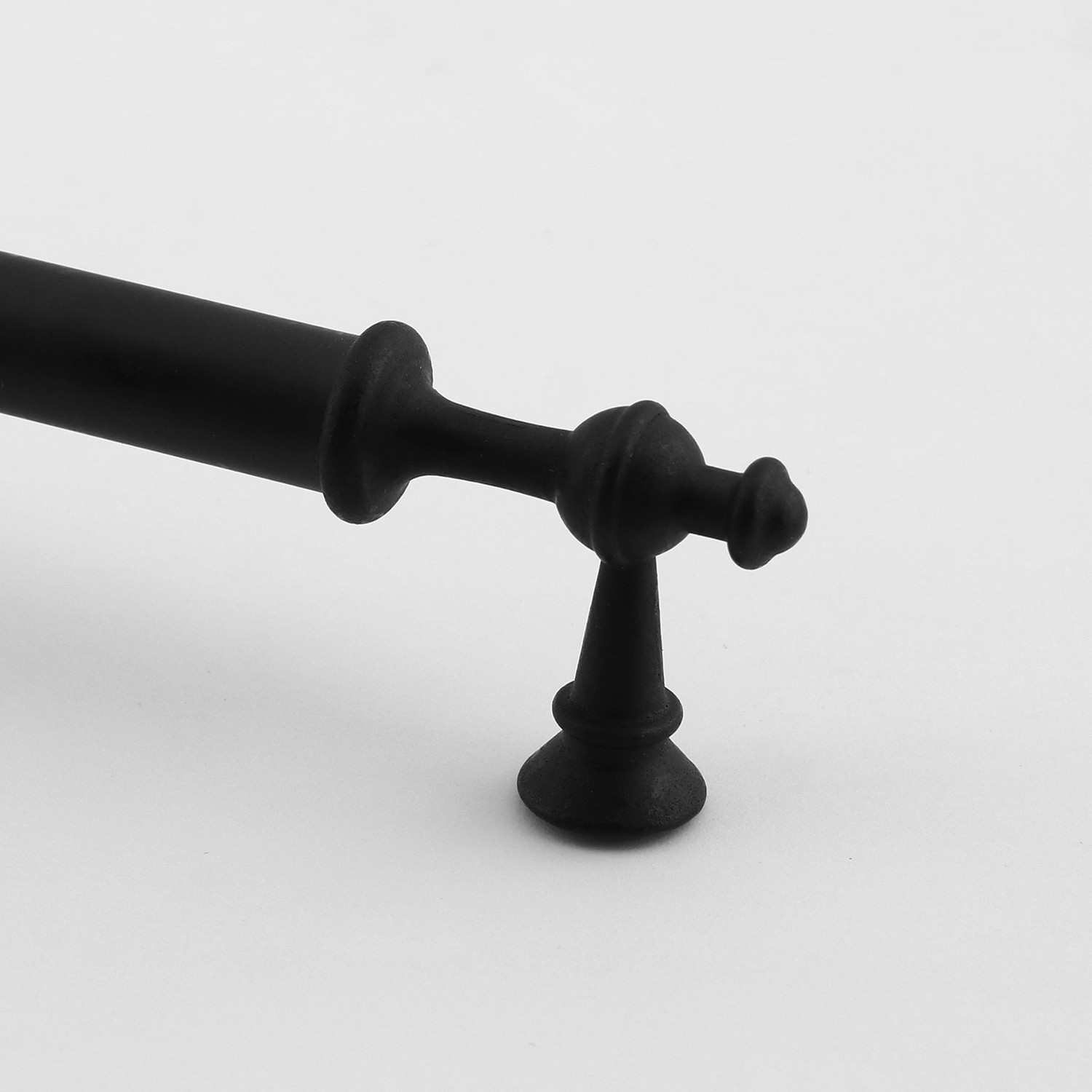 Lüks Metal Kulp Melis (224 mm - 22.4 cm) Siyah Mobilya Mutfak Çekmece Dolap Dolabı Kulbu Kulpları