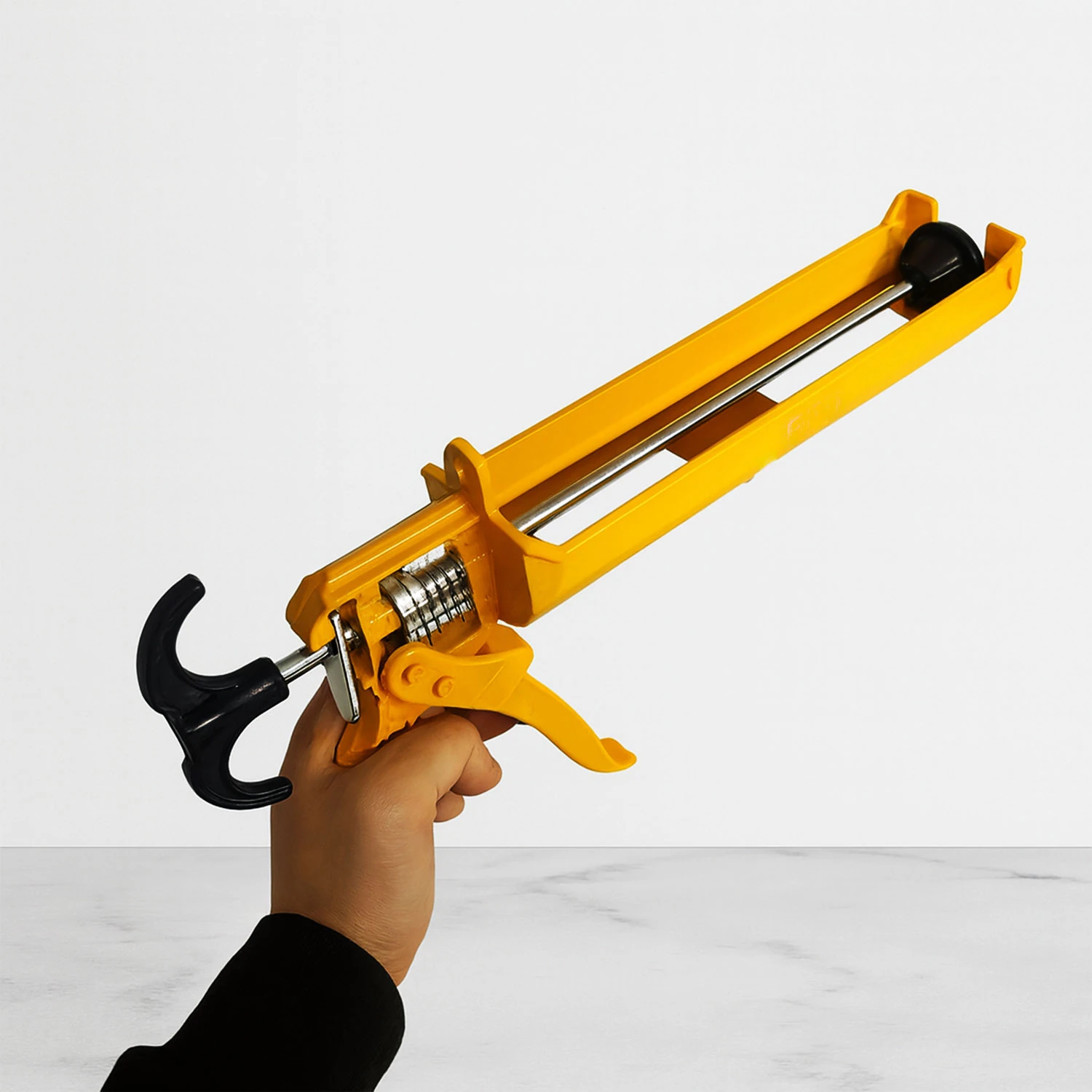 Silikon Tabancası Sosis Profesyonel Yüksek Basınçlı Manuel Mastik ve Dolgu Uygulama Aleti