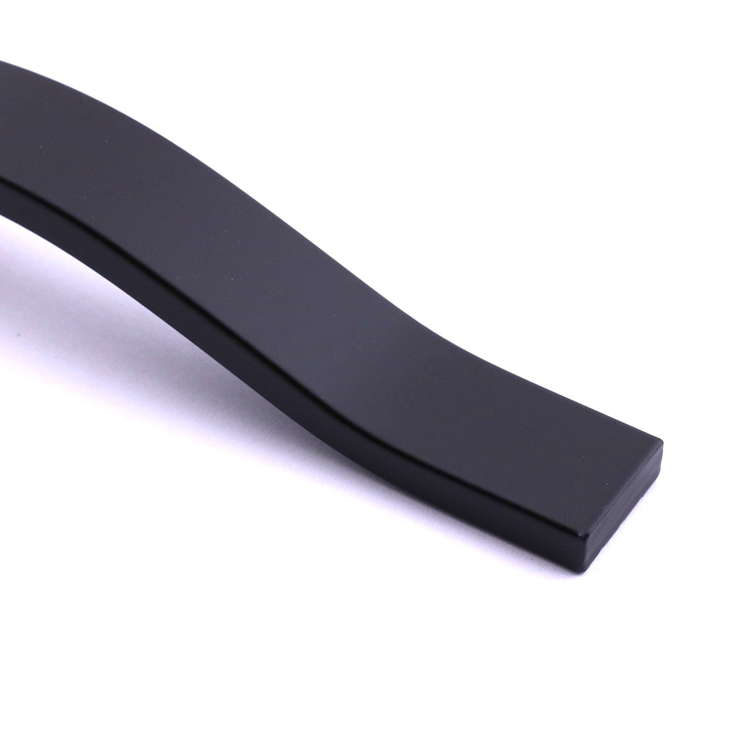 Sümbül Siyah Metal Kulp 128 mm Modern Mobilya Çekmece Kolu Mutfak Dolabı ve Kapak Kulpları Dayanıklı