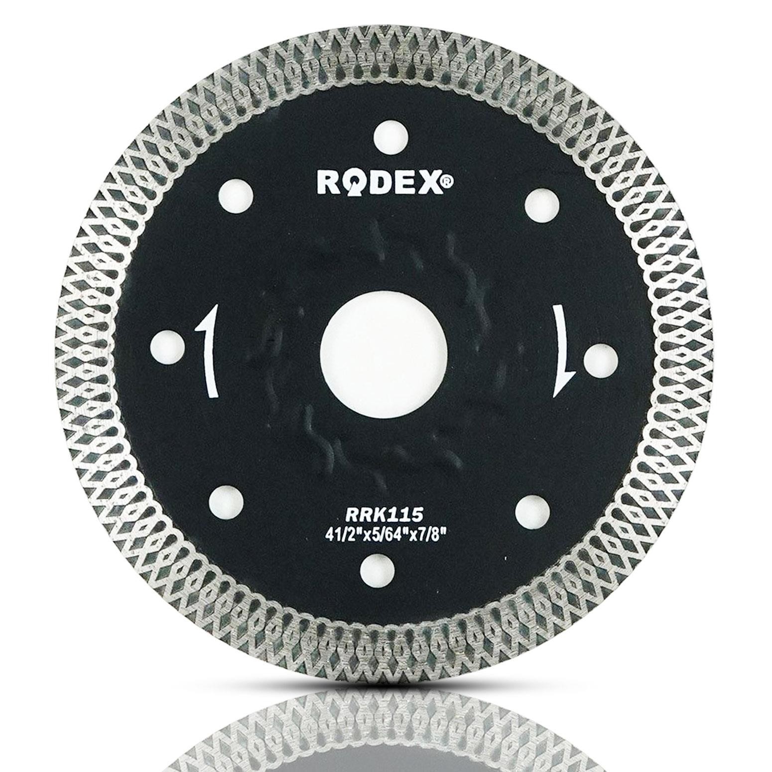 Rodex Slim Elmas Beton Tuğla Granit Kesme Kesici Diski 115 mm