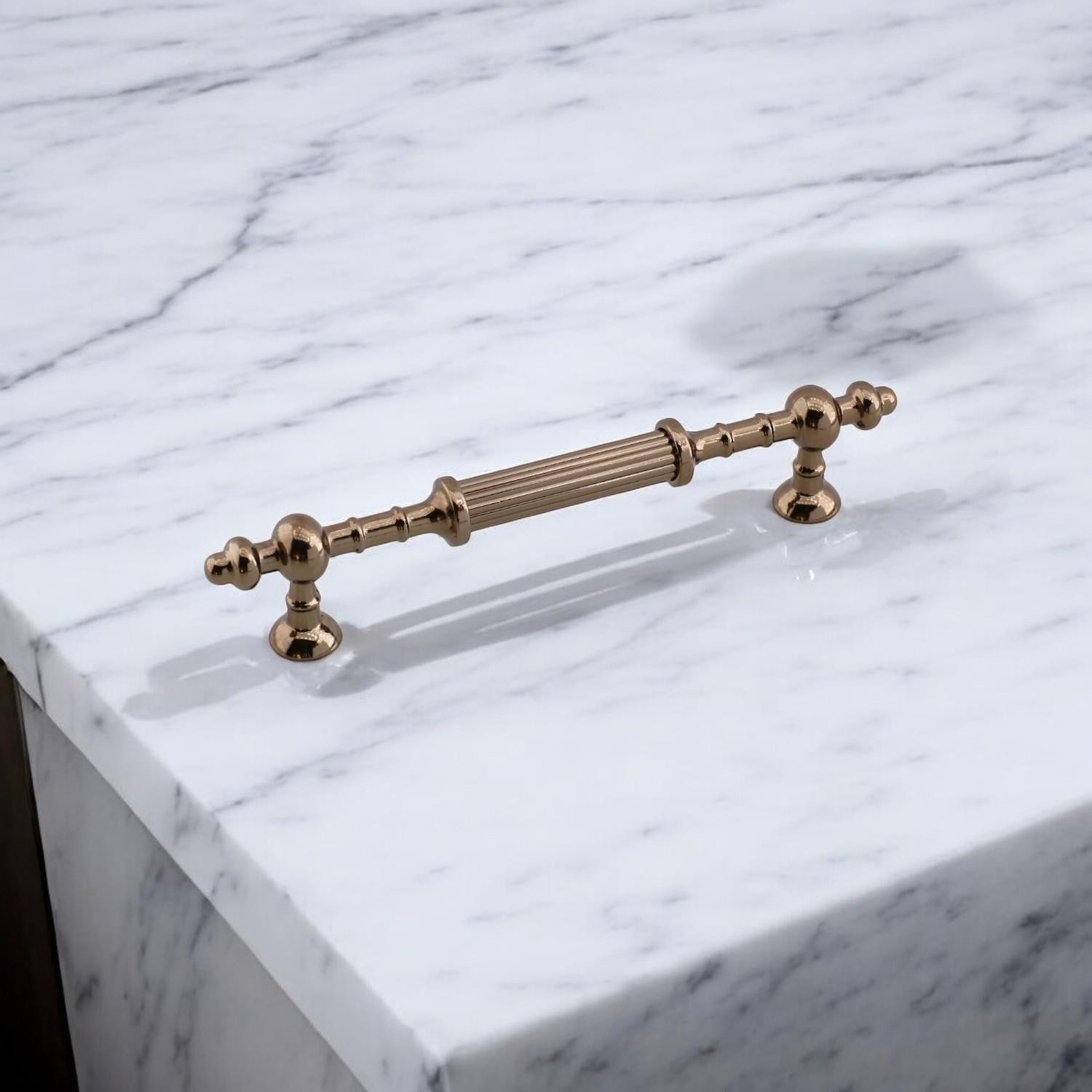 Kader Bronz Metal Kulp 160 mm- 16 cm Mobilya Çekmece Mutfak Dolabı Dolap Kulpları Kulbu Kulpu