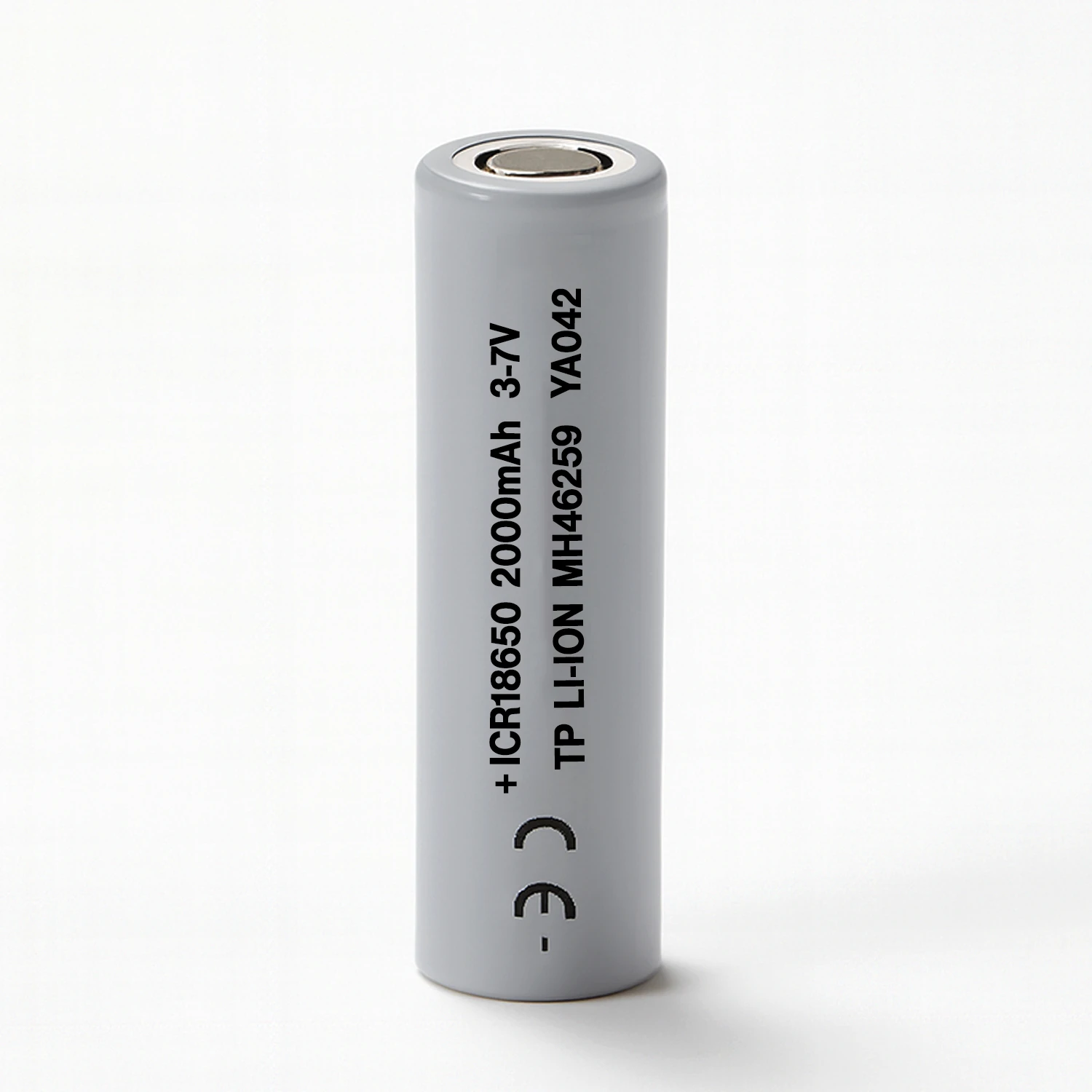 1CR 18650 Gri Şarjlı Batarya Pil 3.7V 2000 mAh Li-Ion Uzun Ömürlü