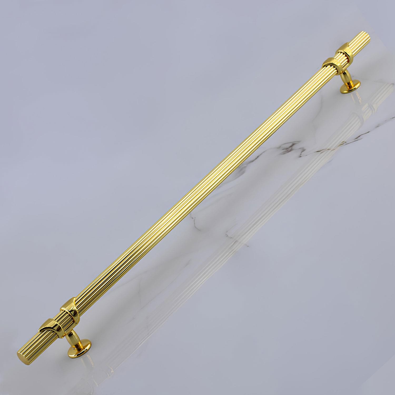 Emir Kulp Gold 320 mm - 32 cm Metal Mobilya Mutfak Çekmece Dolap Dolabı Kapak Kulbu Kulpu Kulpları