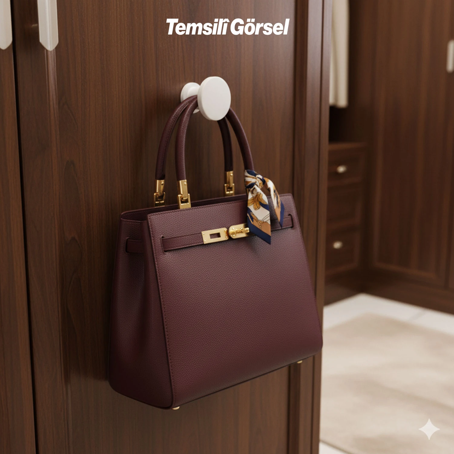 Alex 70 mm Beyaz Askı Portmanto Vestiyer Banyo Mutfak Askısı Askılık Duvar Vidalı Çanta Elbise Asma