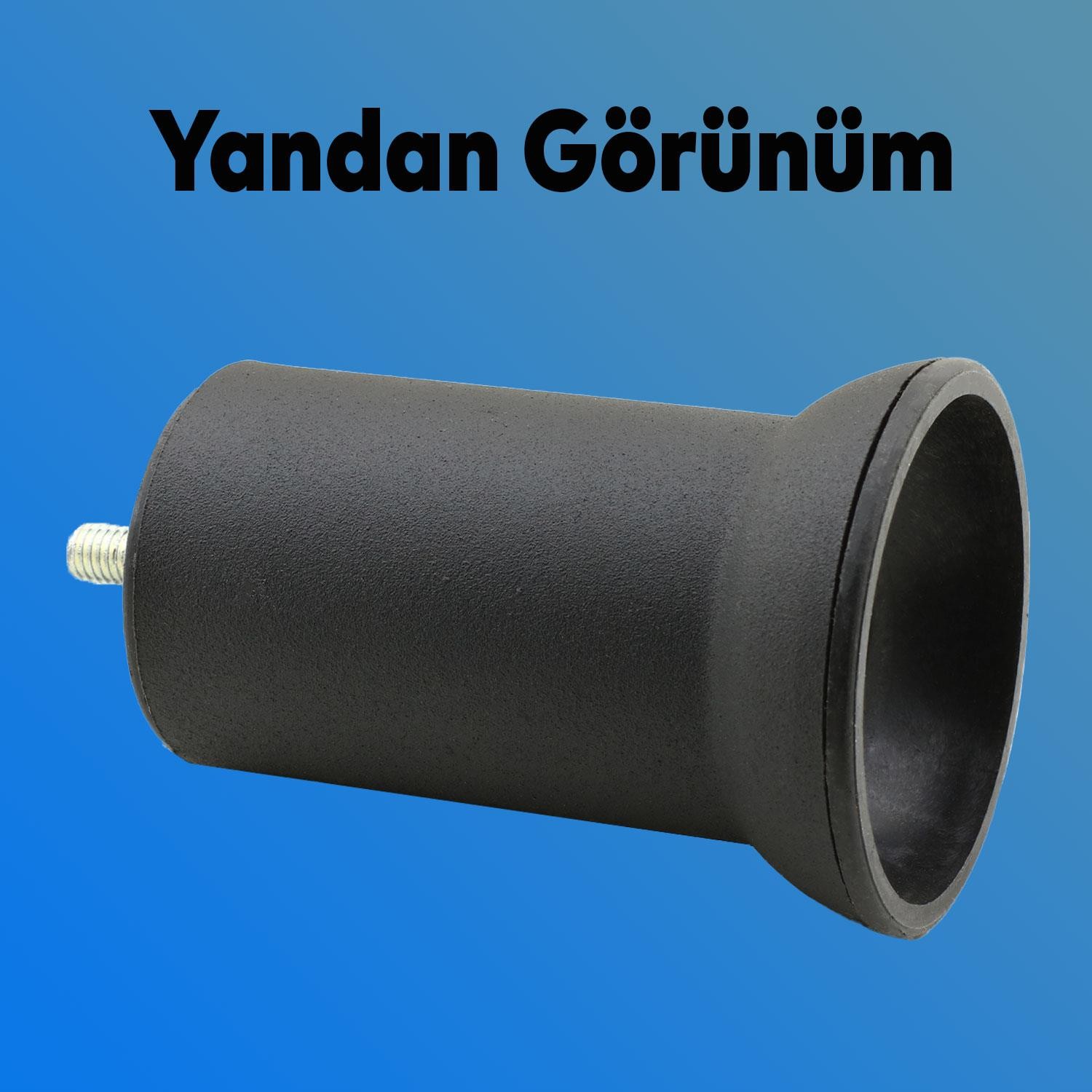 Mobilya Kanepe Dolap Baza Yatak Çekyat Koltuk Yükseltme Destek Ayağı M8 Siyah Metal Ayakları 10 Cm