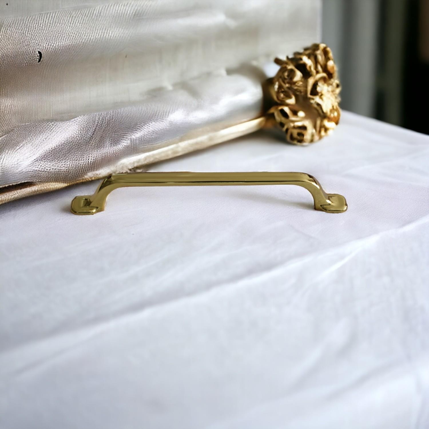 Zümre Kulp Mobilya Mutfak Dolabı Çekmece Dolap Kulpları Kulbu Kapak Kulpu 160 mm Gold Altın