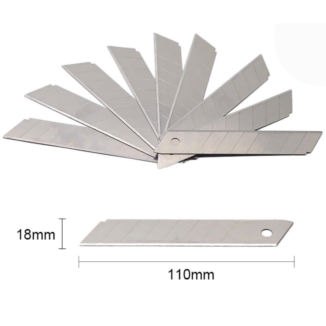 Onaks VT875000 Kalın Maket Bıçağı Yedeği 10'lu Paket 18 mm