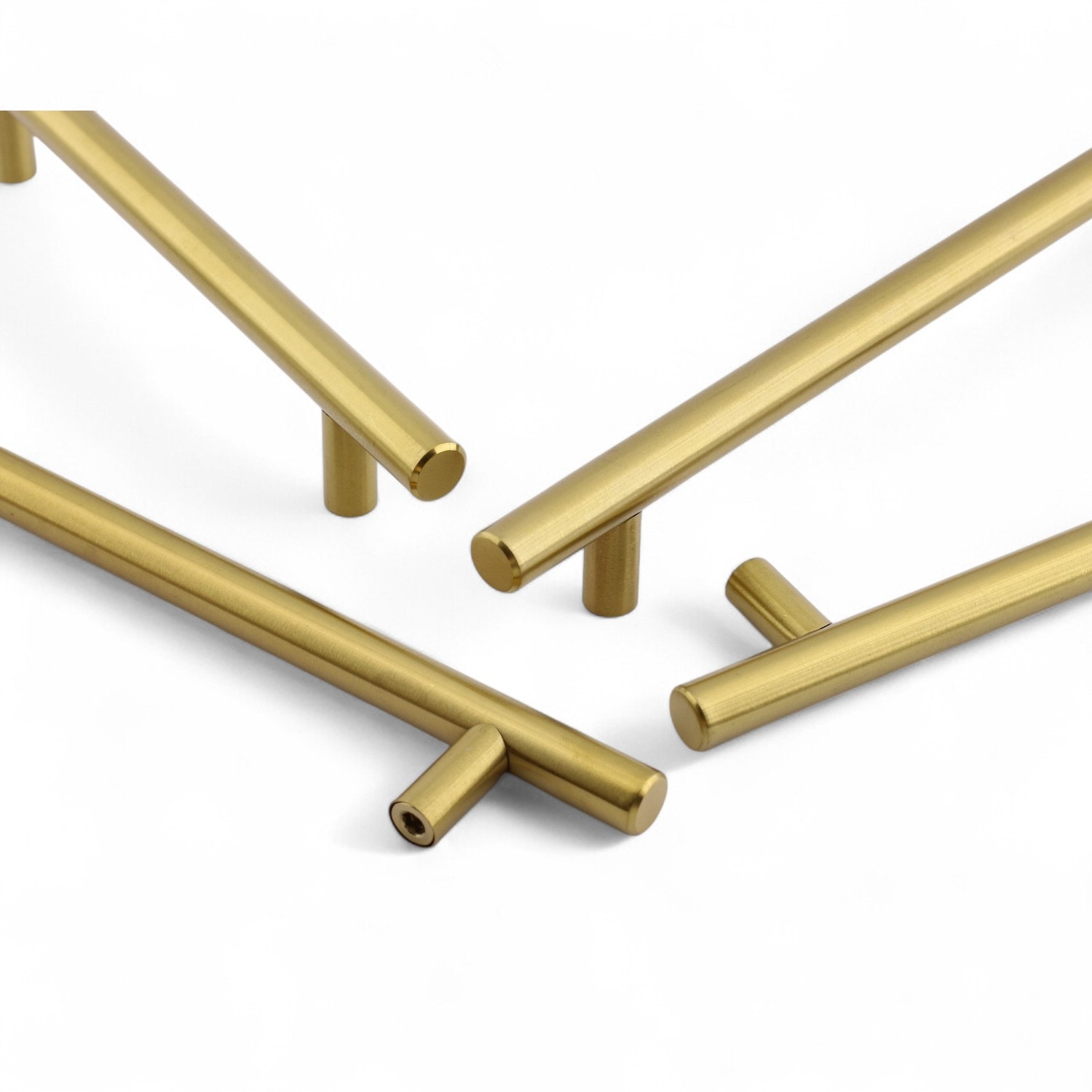 Alteta (128 mm - 12.8 cm) Gold Altın Metal Mobilya Mutfak Çekmece Dolap Dolabı Kulbu Kulpu Kulpları
