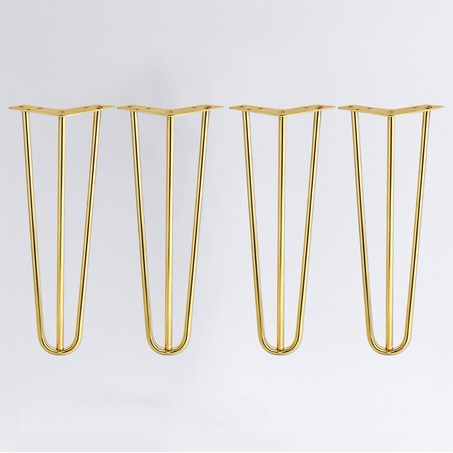 Martı Gold Altın 4'lü Set Metal Sehpa Masa Ayağı 41 cm Tekli Mobilya Destek Yükseltici Ayak Modeli