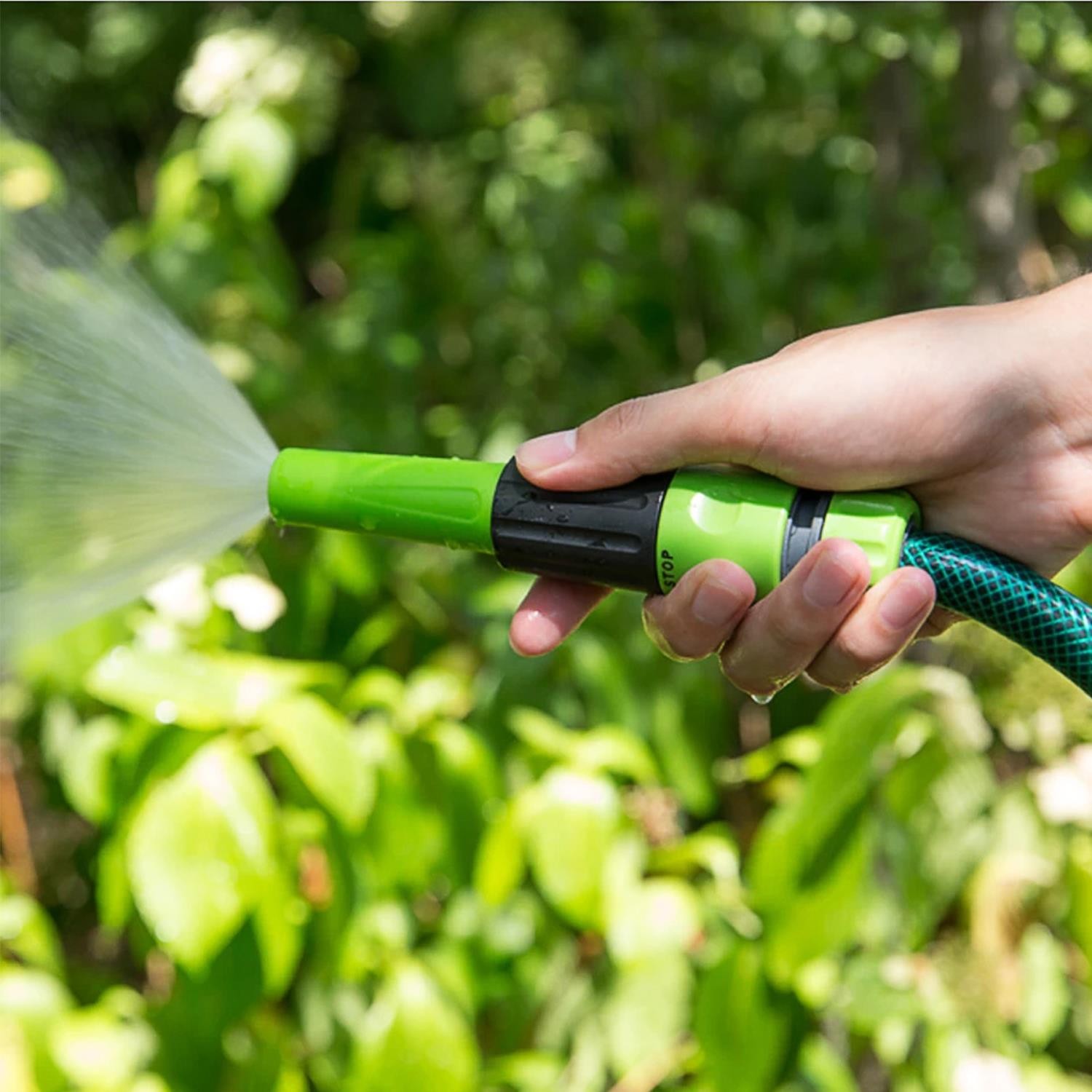 Sök Tak Pratik Ayarlanabilir Hortum Ucu 12 cm Bahçe Sulama Araba Yıkama Temizleme Aparatı Plastik
