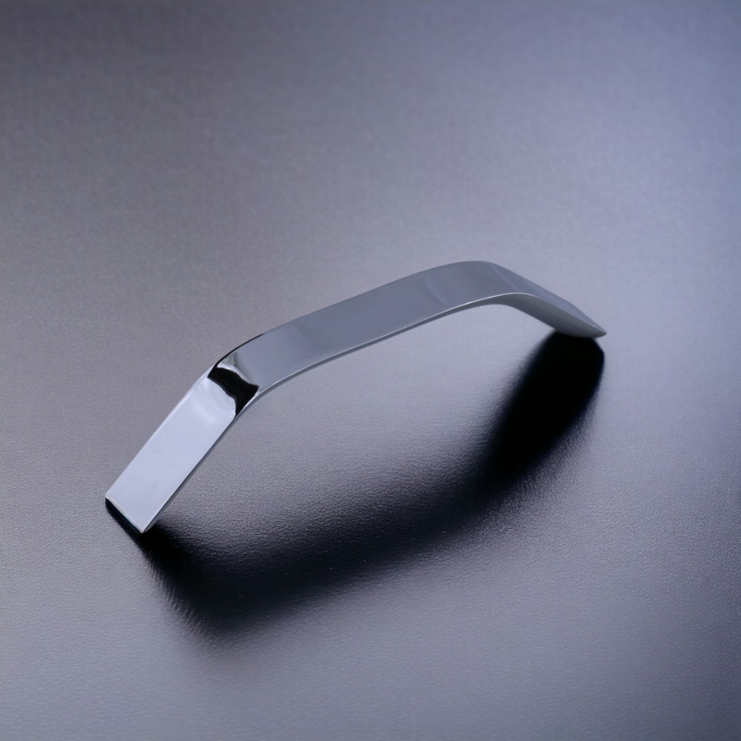 Şahin Krom Gümüş Metal Kulp 128 mm  12.8 cm Mobilya Çekmece Mutfak Dolabı Dolap Kulpları Kulbu Kulpu