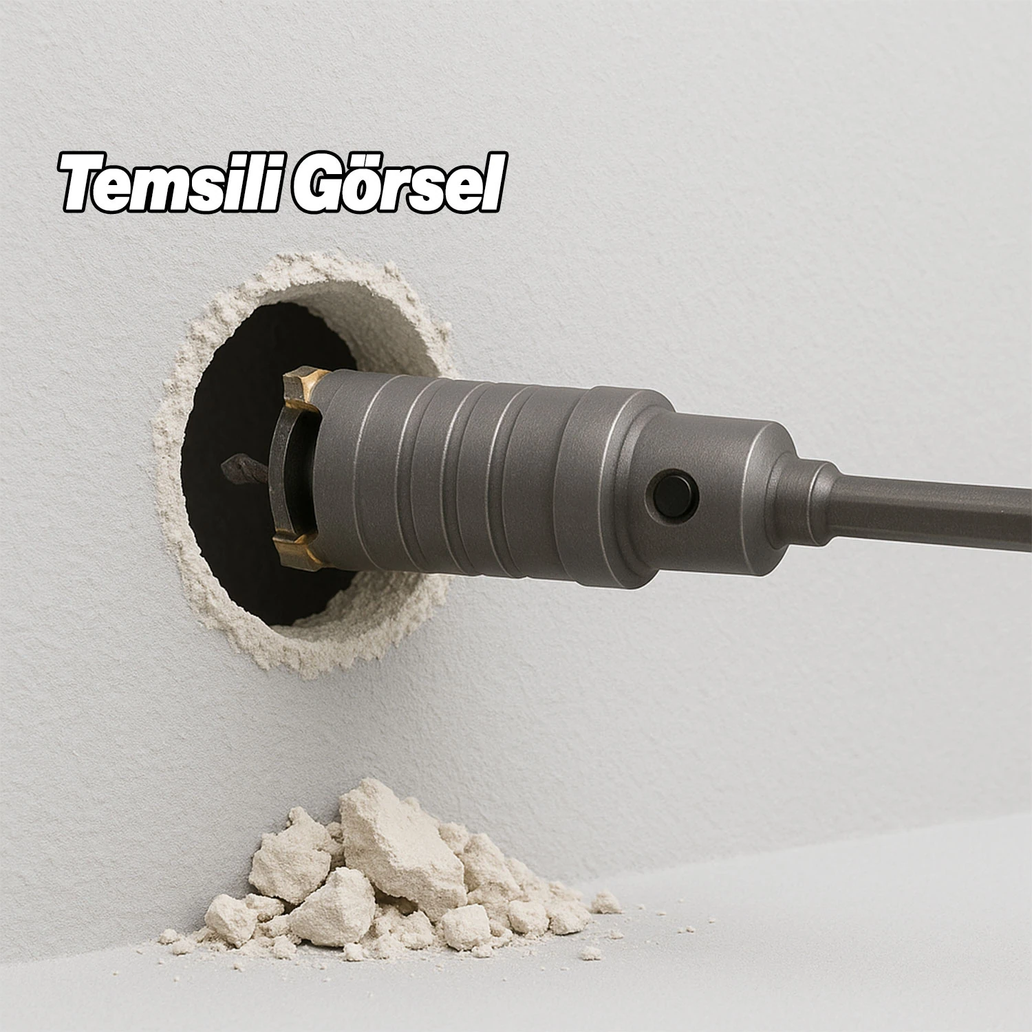 SDS Elmas Beton Delme Pançı 40 MM Yüksek Performanslı Beton ve Duvar Delme Pançı