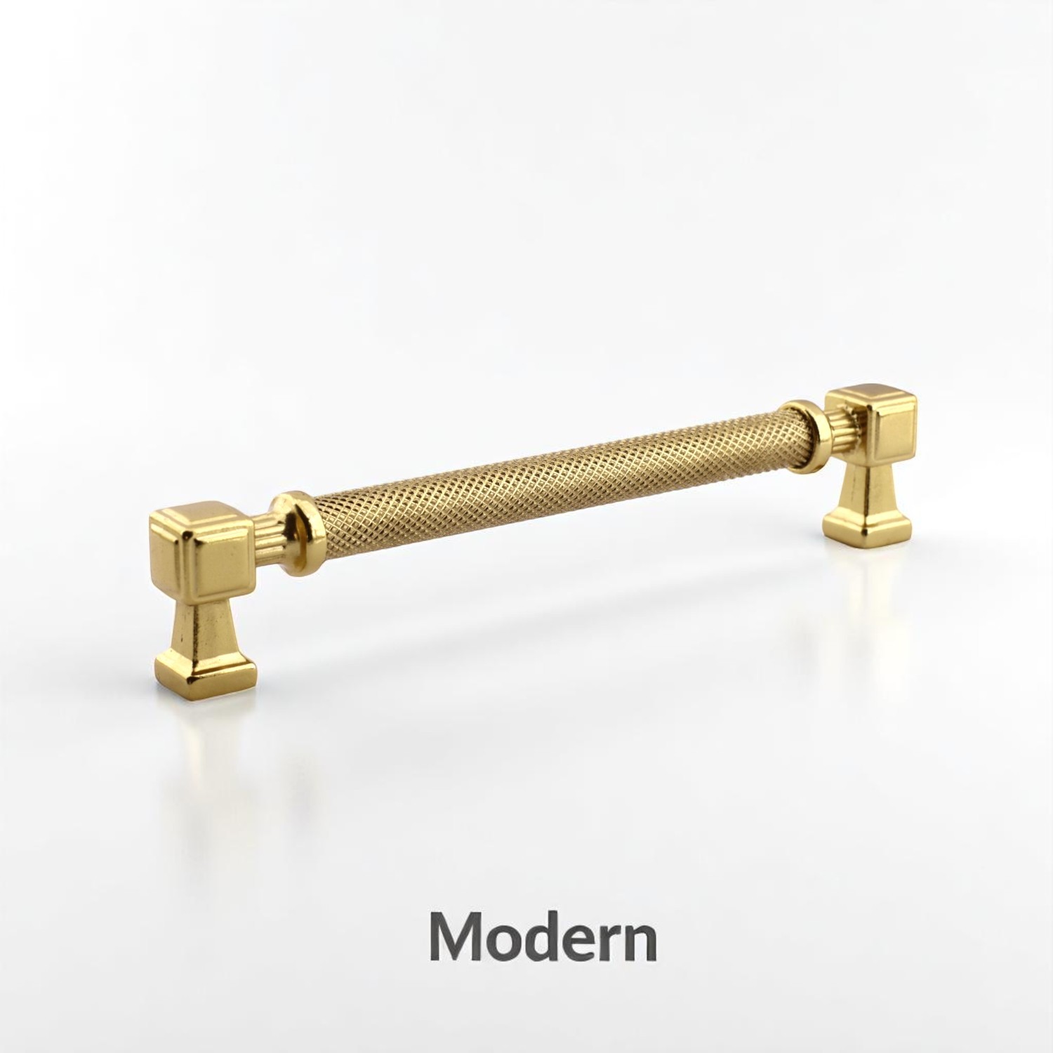 Grip Desenli Gold Altın Metal Kulp 128 mm Mobilya Çekmece Mutfak Dolabı Dolap Modern Kapak Kulpları