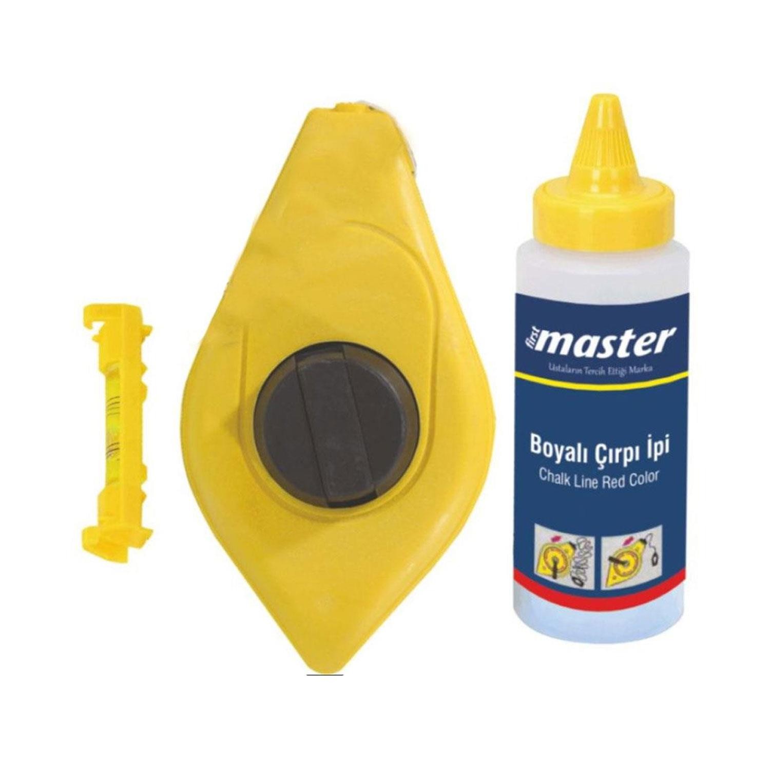 Master Boyalı Çırpı İpi Kırmızı 30 Metre