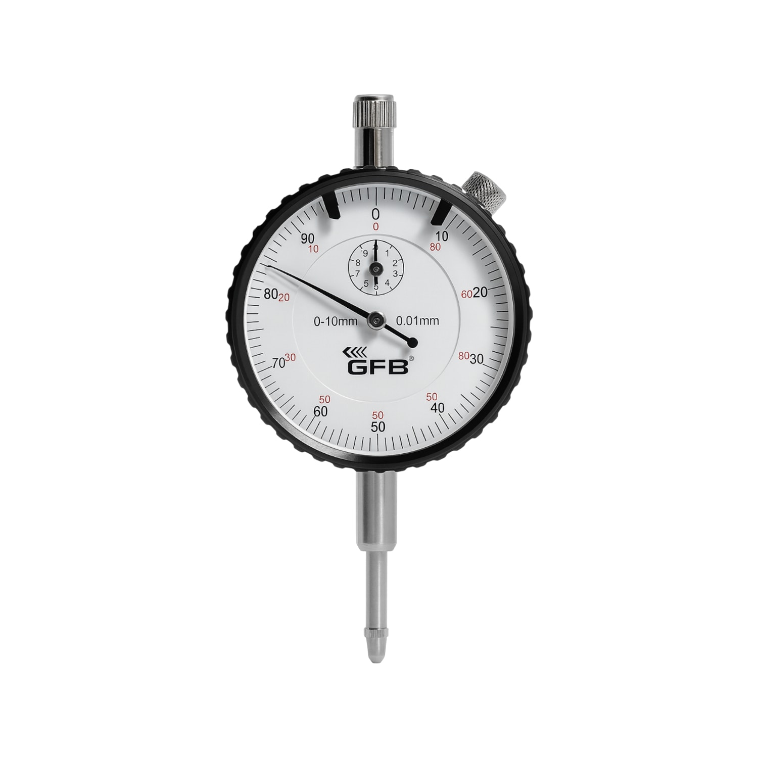 Mekanik Analog İbreli KULAKSIZ Komparatör Saati 0.1 mm-10 mm Mekanik Kadranlı Çevrimli Ölçüm Ayaksız