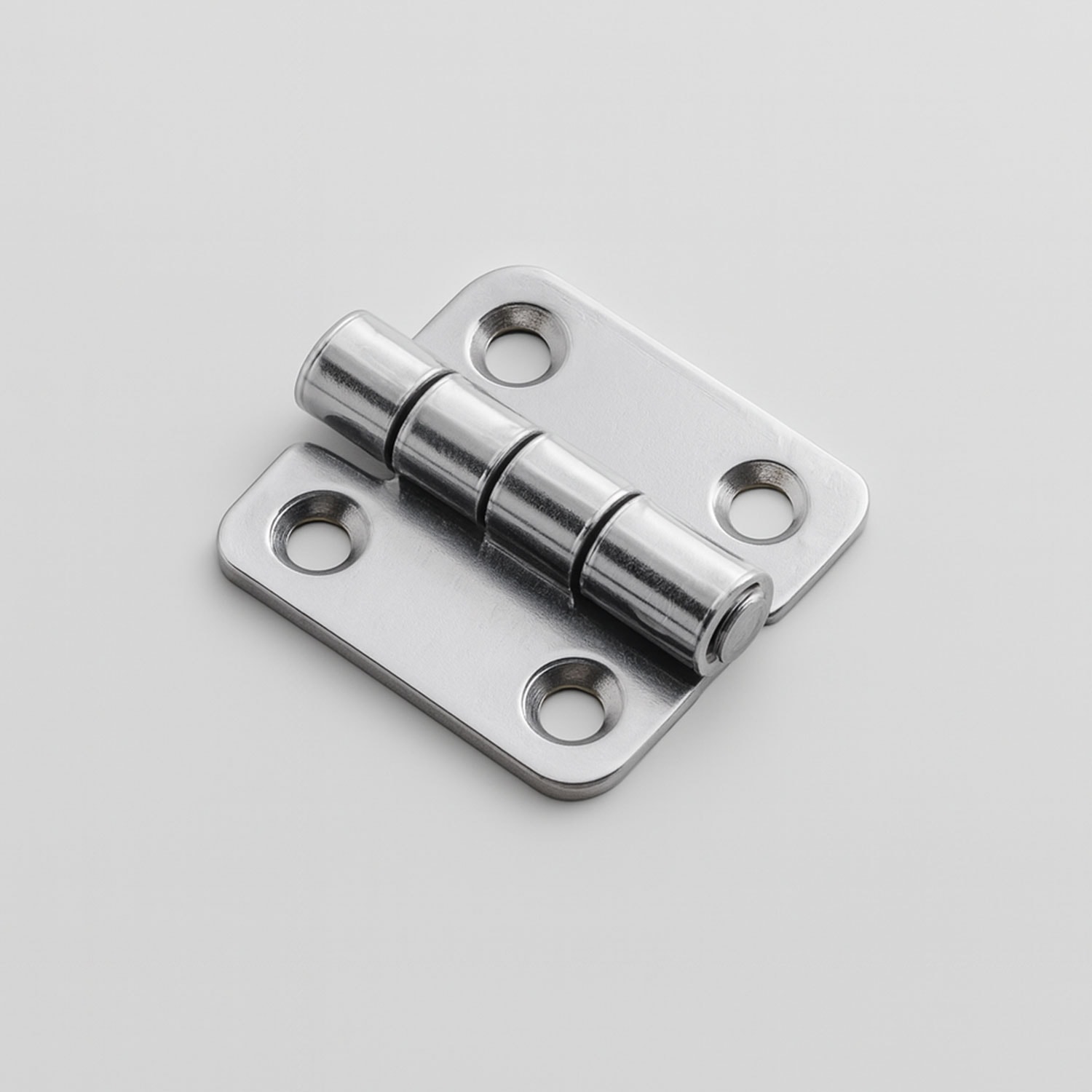 Menteşe 4 ADET SET Yaprak Gümüş Metal 40x40 mm Kapi Pencere Dolap Mobilya Kapak Menteşe Bağlantı