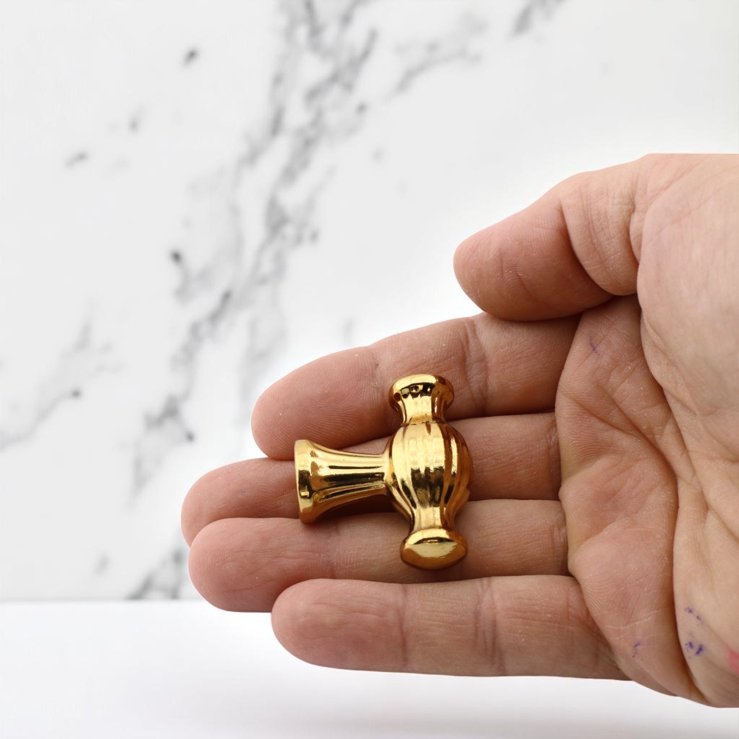 Kesir Gold Altın Metal Kulp Düğme Mobilya Çekmece Mutfak Dolabı Dolap Modern Kapak Kulpları