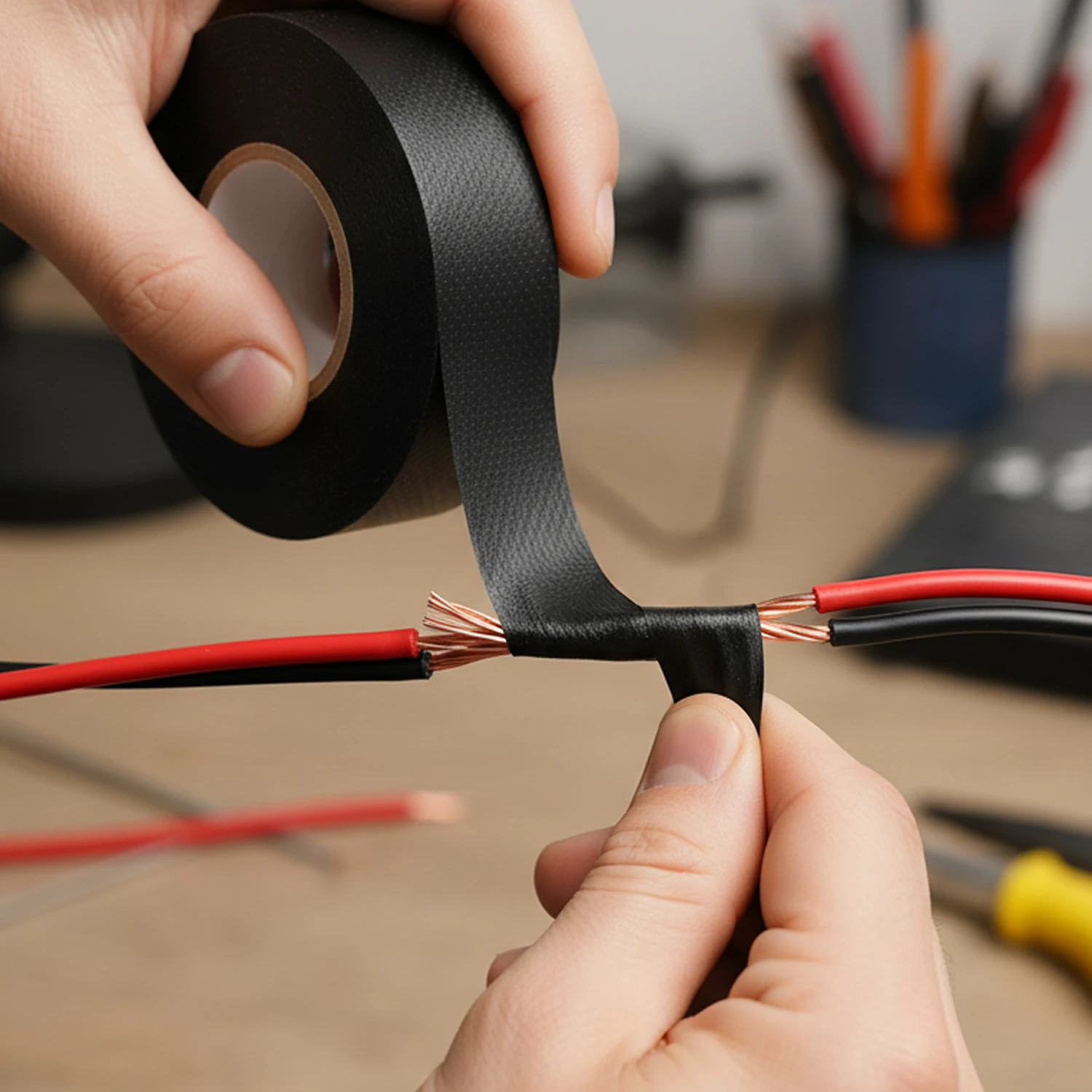 Siyah Kendinden Kaynayan Silikon Soğuk Sarma Eriyen Bant 19mm x 5m Tekli Hava Su Elektrik İzolasyonu