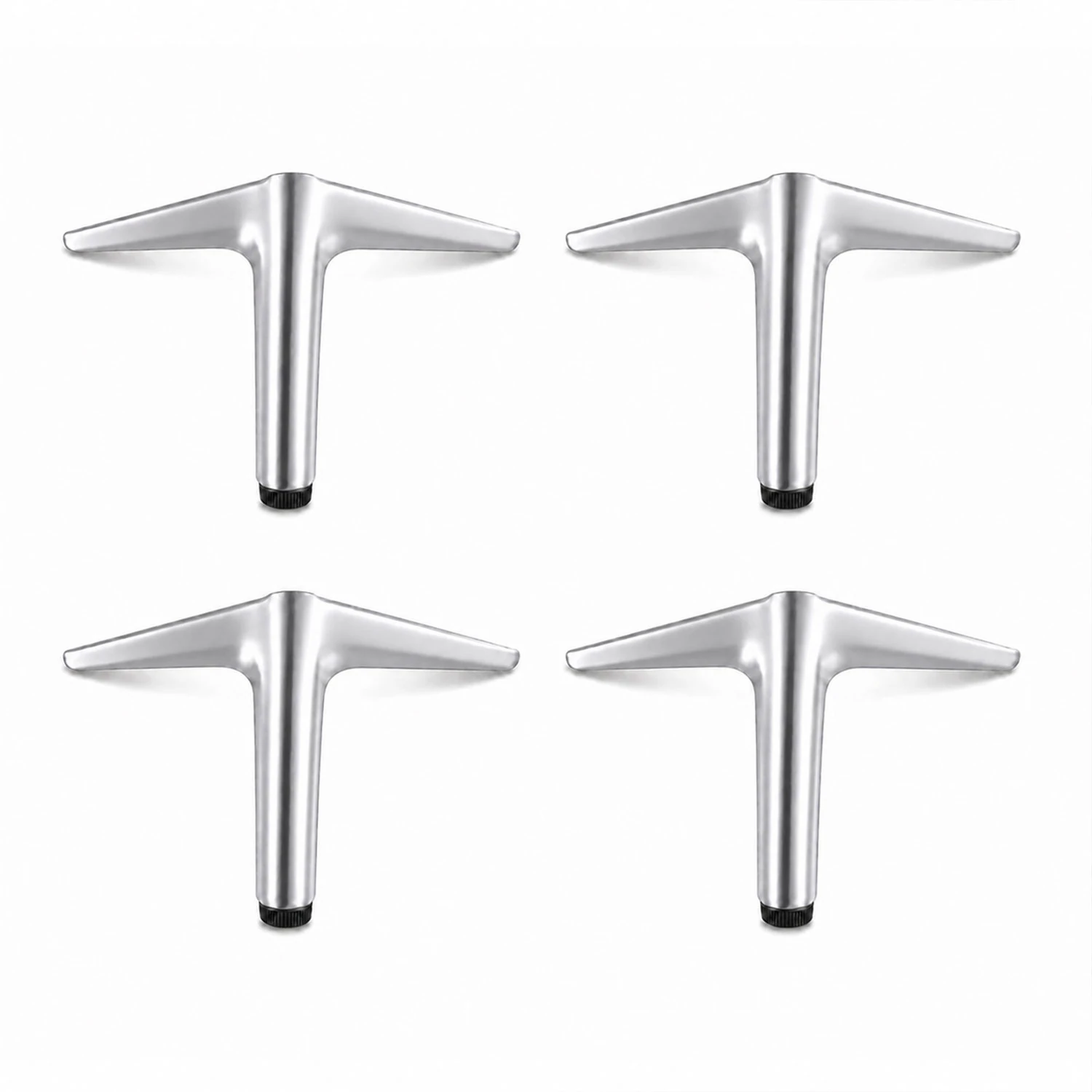 Aydos 4 Adet 12 Cm Krom Metal Mobilya Ayağı Koltuk Sehpa Dolap