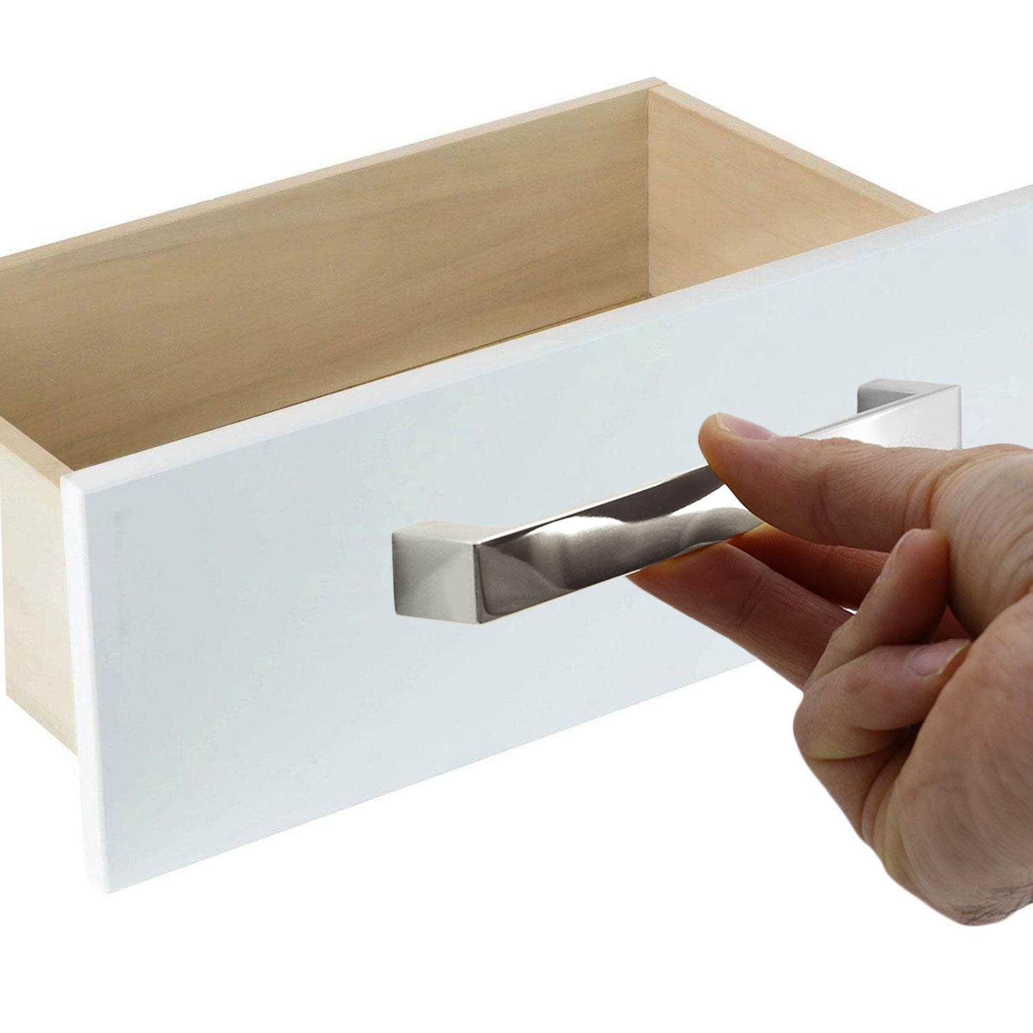Bihter Krom (160 mm - 16.0 cm) Metal Mobilya Mutfak Dolabı Çekmece Dolap Kulpu Kulbu Kulpları 10 Adet