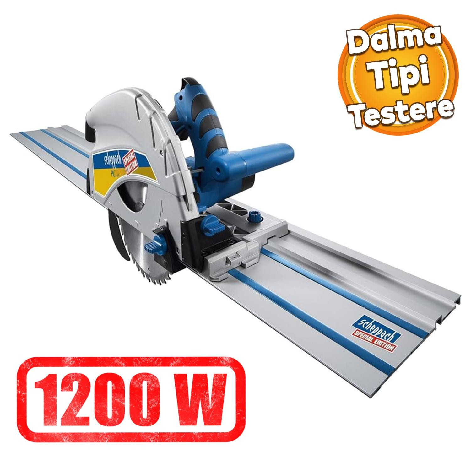 Marangoz Dalma Tipi Daire Testere Makinası 1200 W Scheppach PL55 Kalas Mobilya İmalat Ahşap Kesme