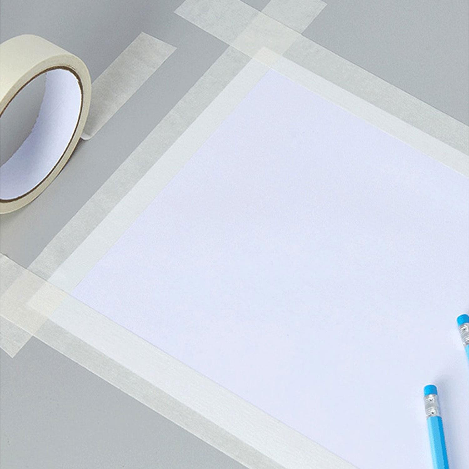 Badem10 Kağıt Bant Boya Badana Duvar Parke Leke İz Damla Yapışkan Maskeleme Bandı 36mm x 25metre