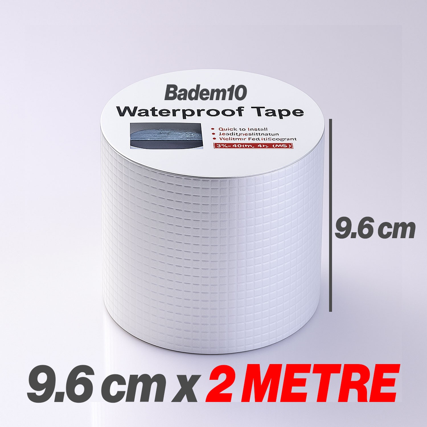 Çatı İzolasyon Bandı 3 ADET Tamir Bant 2 METRE Su Sızdırmazlık Geçirmezlik Yalıtım Çamur Çatlak Boru