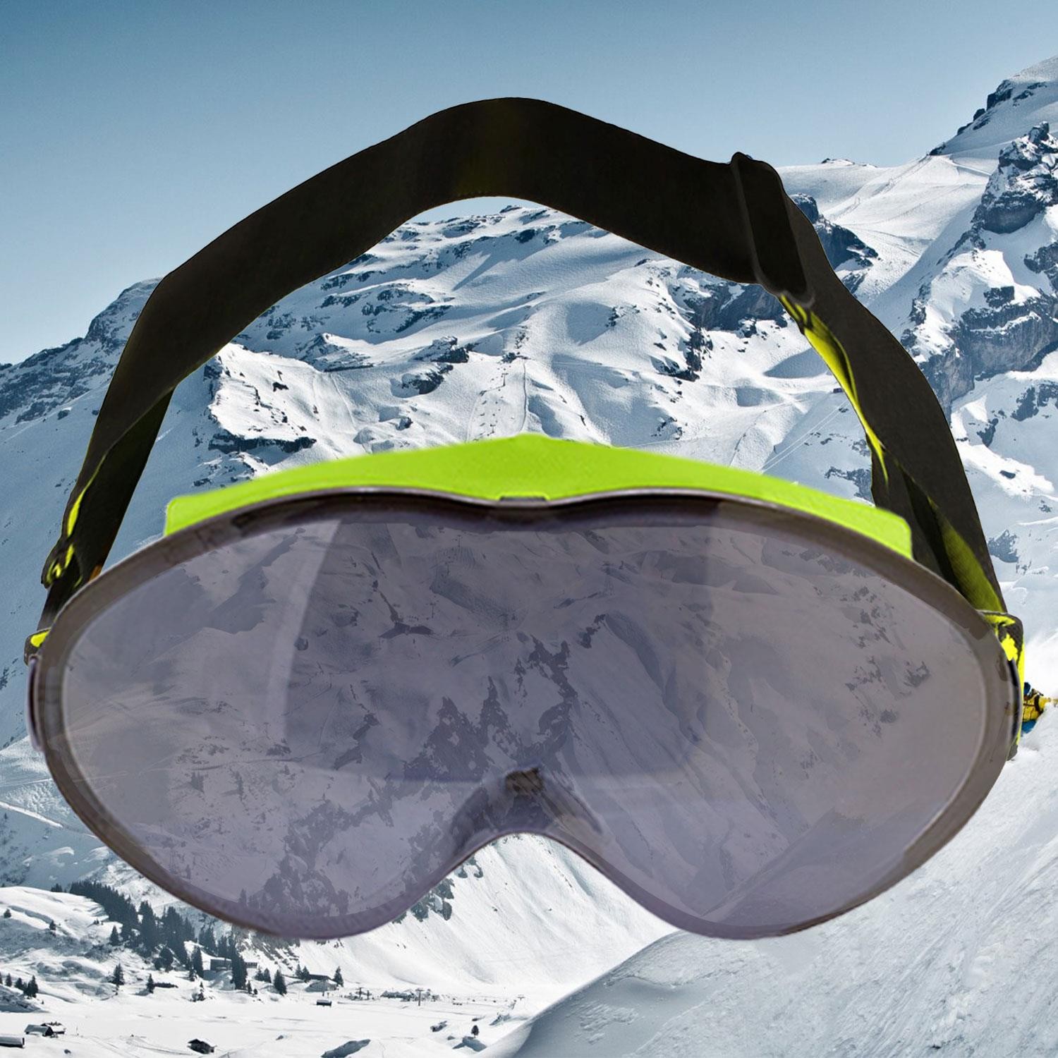 Bellasimo Kayak Gözlüğü Değiştirebilir Camlı Antifog Güneş Kar Gözlük Füme Snowboard Glasses Gözlük