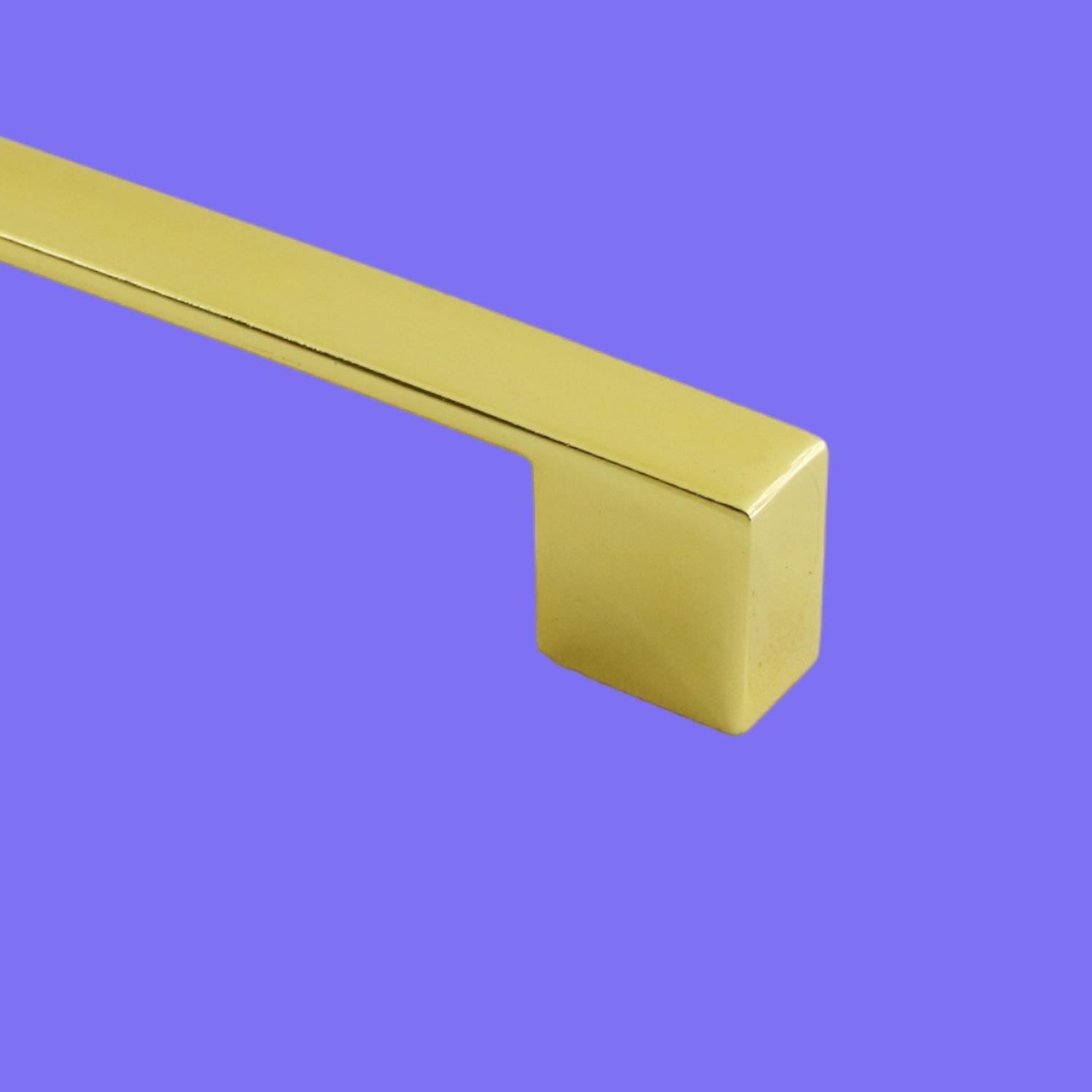 Gölcük Mobilya Mutfak Dolabı Çekmece Dolap Kapak Kulpu Kulbu Altın Gold 128 mm Metal Kulp