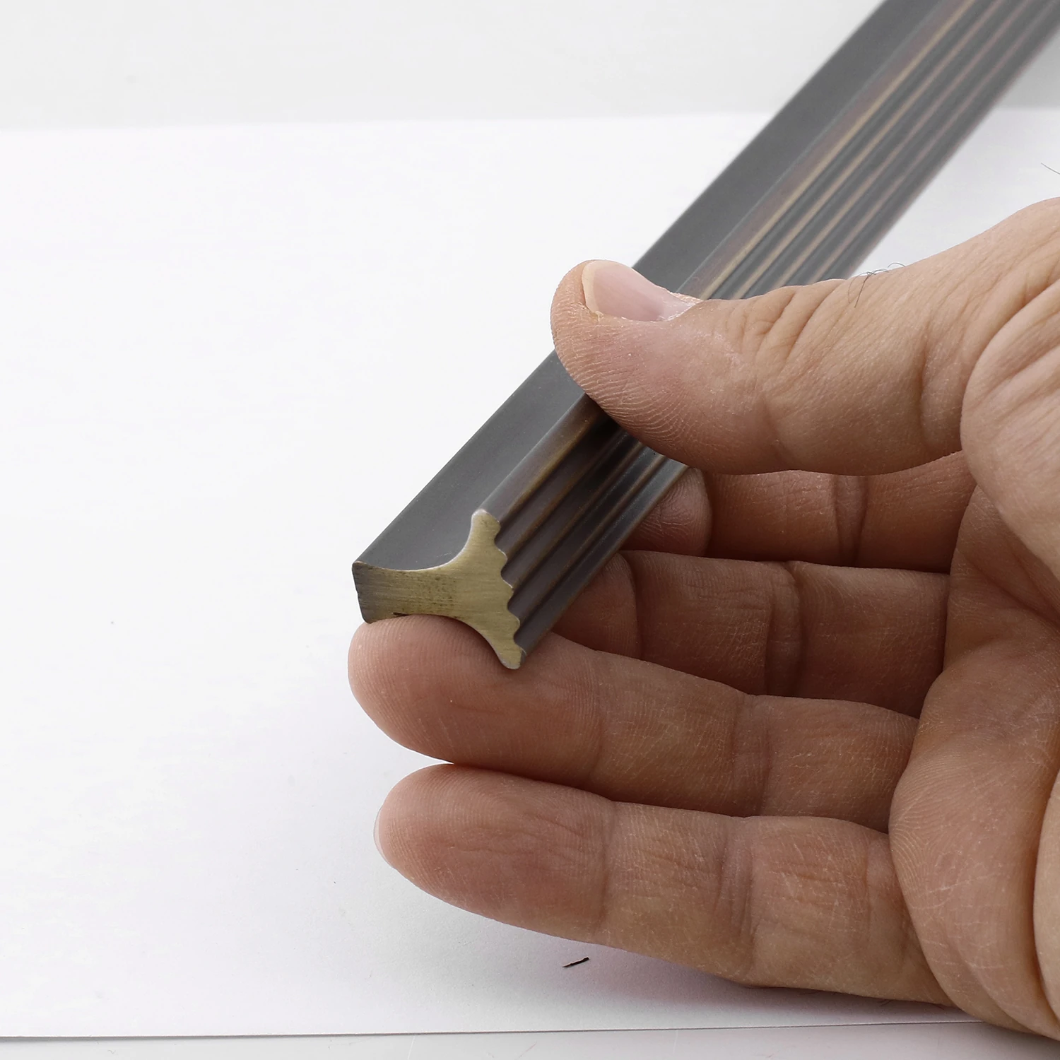 Foça 320 mm 32 cm Soft Antik Sarı Metal Kulp Kapak Kulpu Dayanıklı Kulpları Mobilya Çekmece Dolap