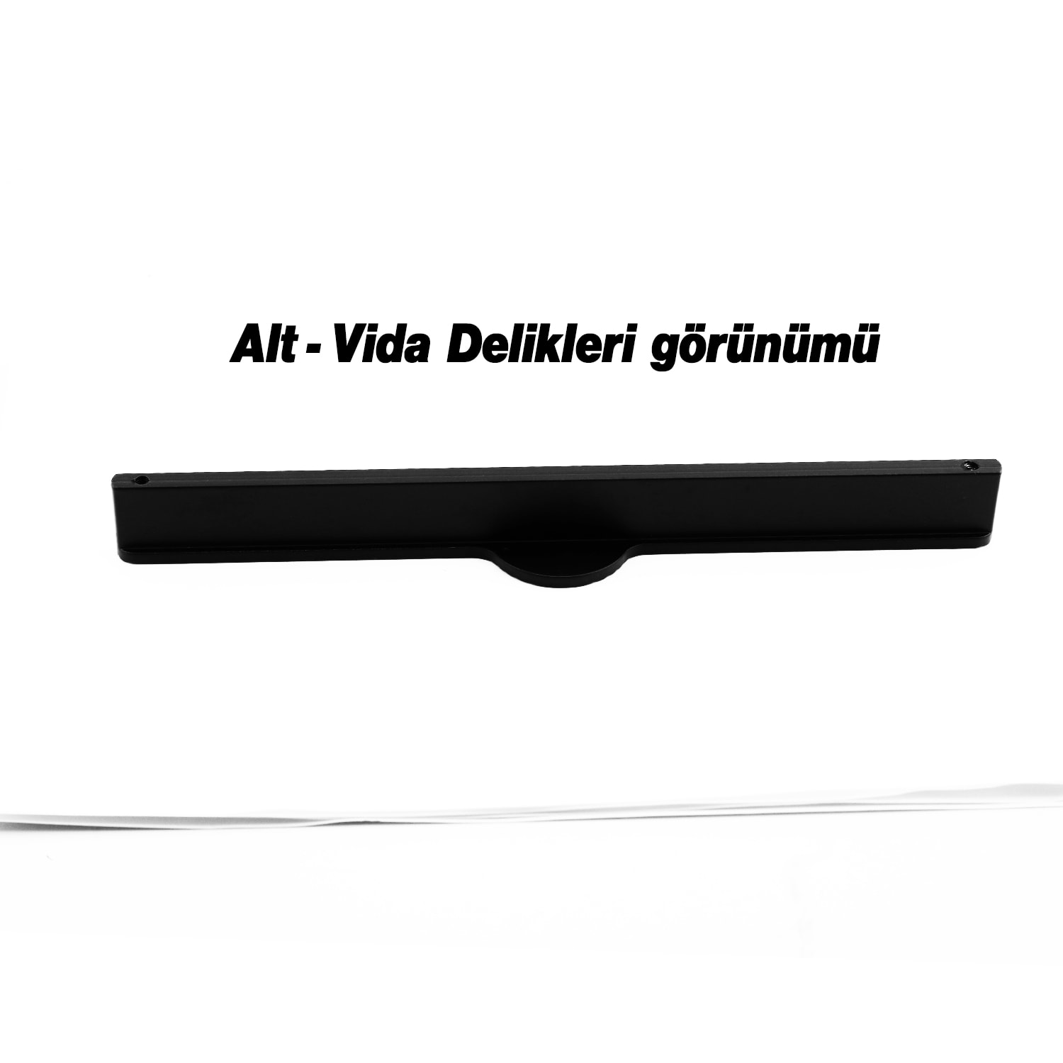 Saral Çizgili Mat Siyah Metal Kulp 320 mm 32 cm Mobilya Çekmece Mutfak Dolabı Dolap Kapak Kulplar