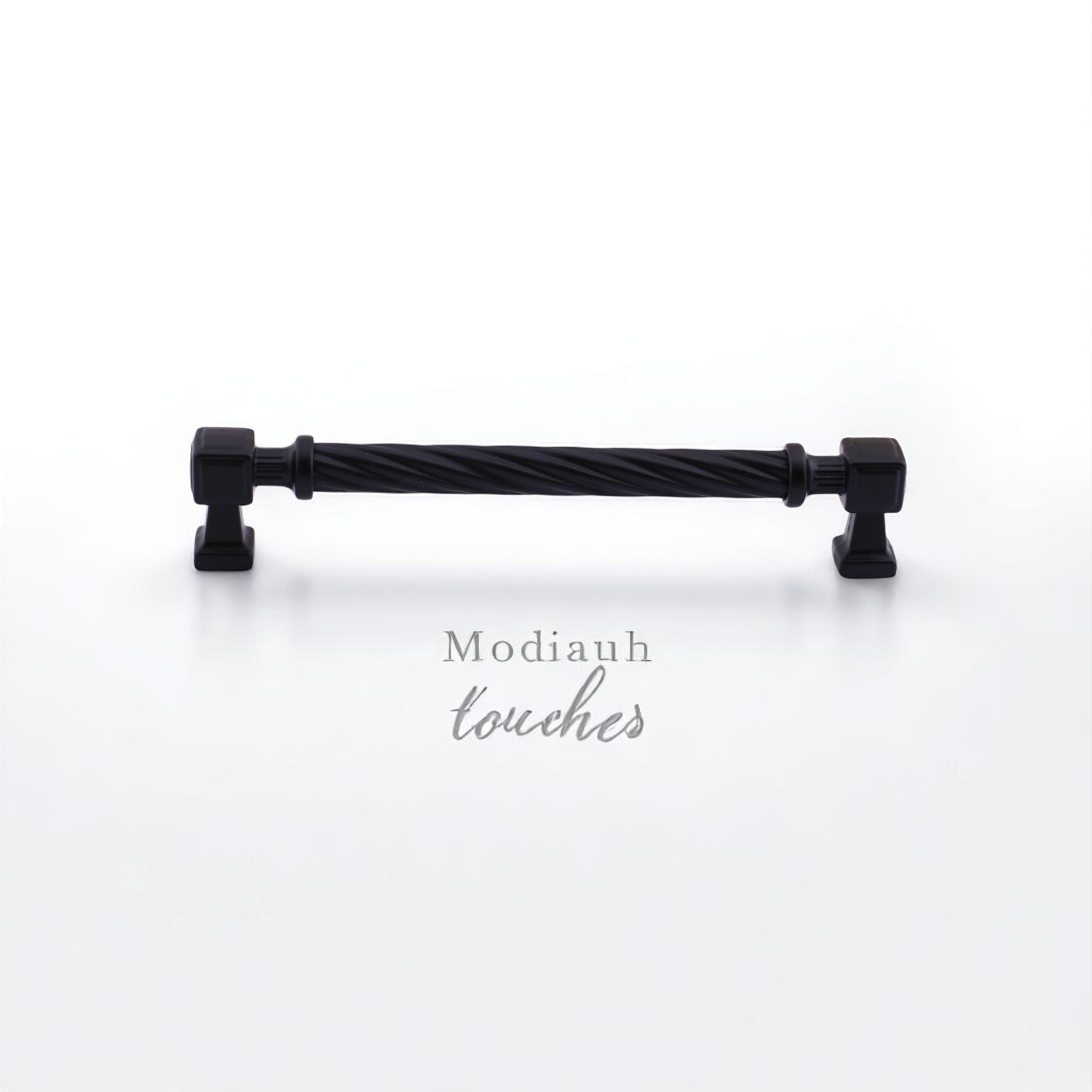 Burma Mat Siyah Metal Kulp 160 mm 16 cm Mobilya Çekmece Mutfak Dolabı Dolap Modern Kapak Kulpları