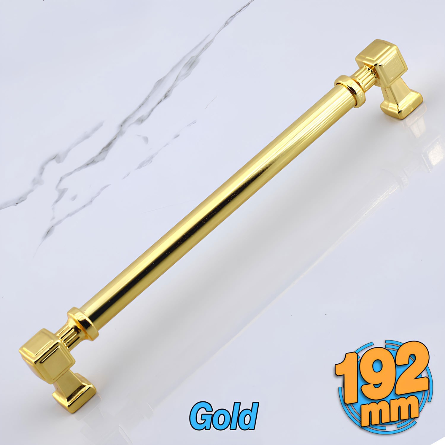 Talas Gold Altın Metal Kulp 192 mm Mobilya Çekmece Mutfak Dolabı Dolap Kulpları Kulb 19.2 cm