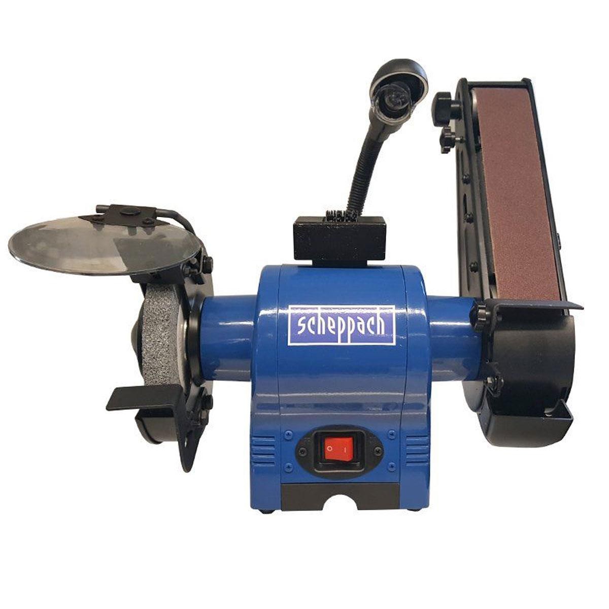 Scheppach BGS 700 Taş Motoru ve Bant Zımpara Makinesi 250 W