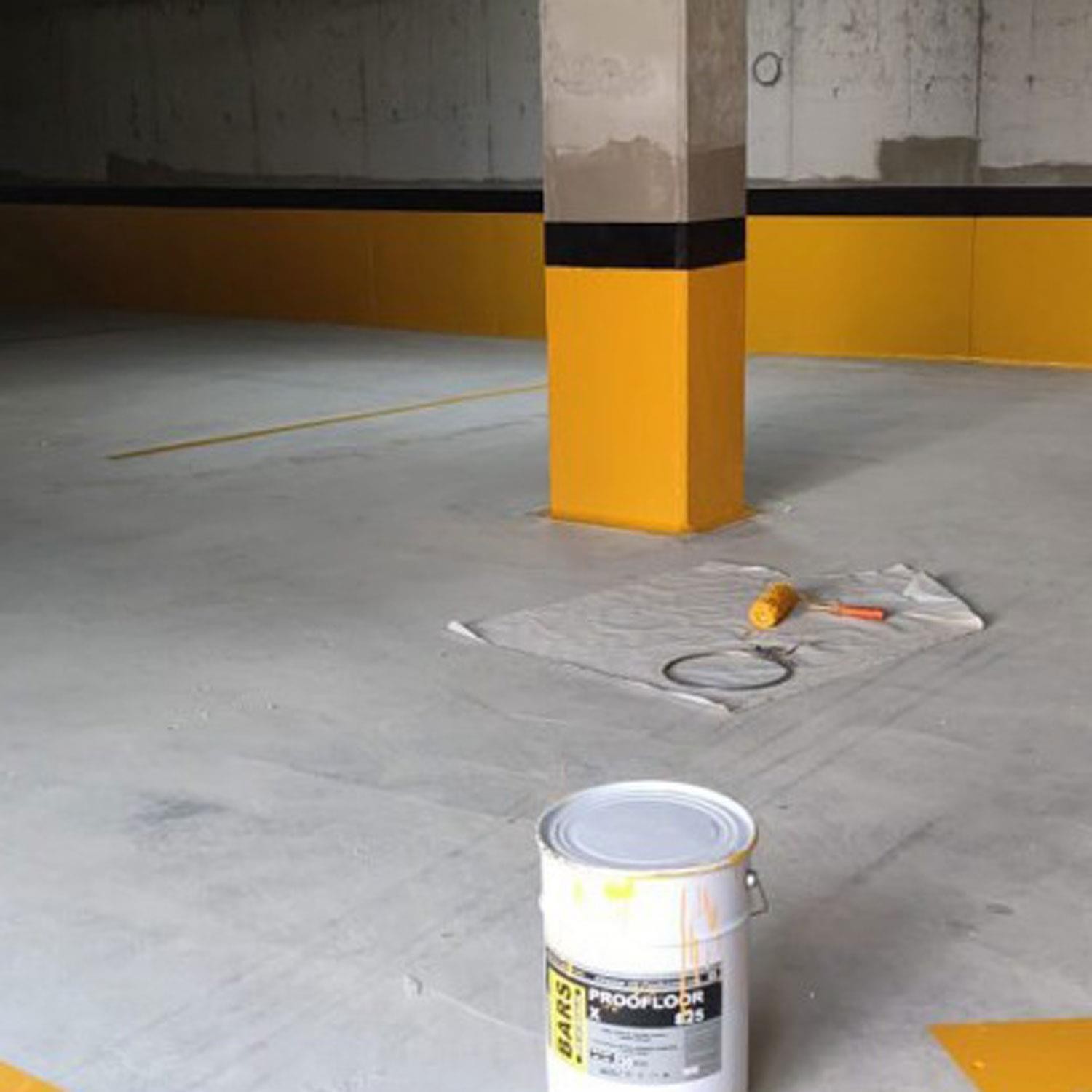Bars Profloor 825 Reçine Esaslı Dayanıklı Zemin Boyası Sarı 9 Kg
