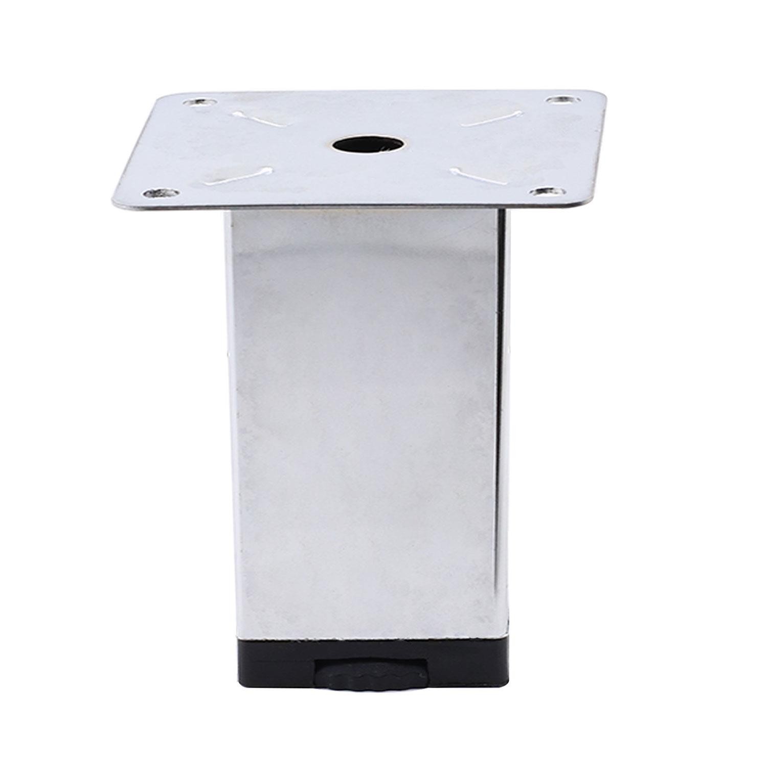 Mobilya Koltuk Kanepe Tezgah Dolap Ayağı Ayarlı 8 cm Krom Metal Ayak