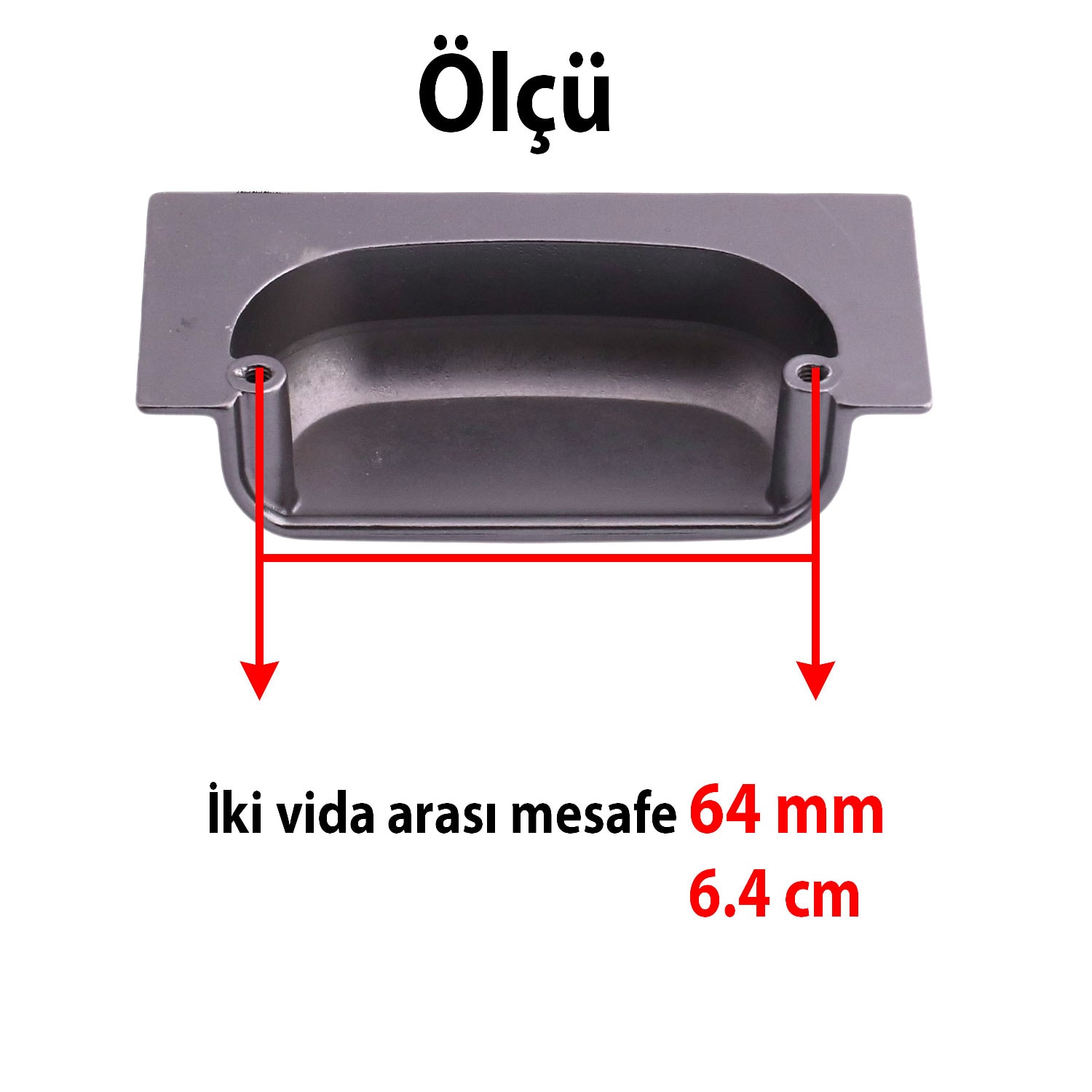 Vira Antik Sarı Metal Modern Kulp 64mm Mobilya Çekmece Dolap Kapak Kulpu Ergonomik Dayanıklı Tasarım