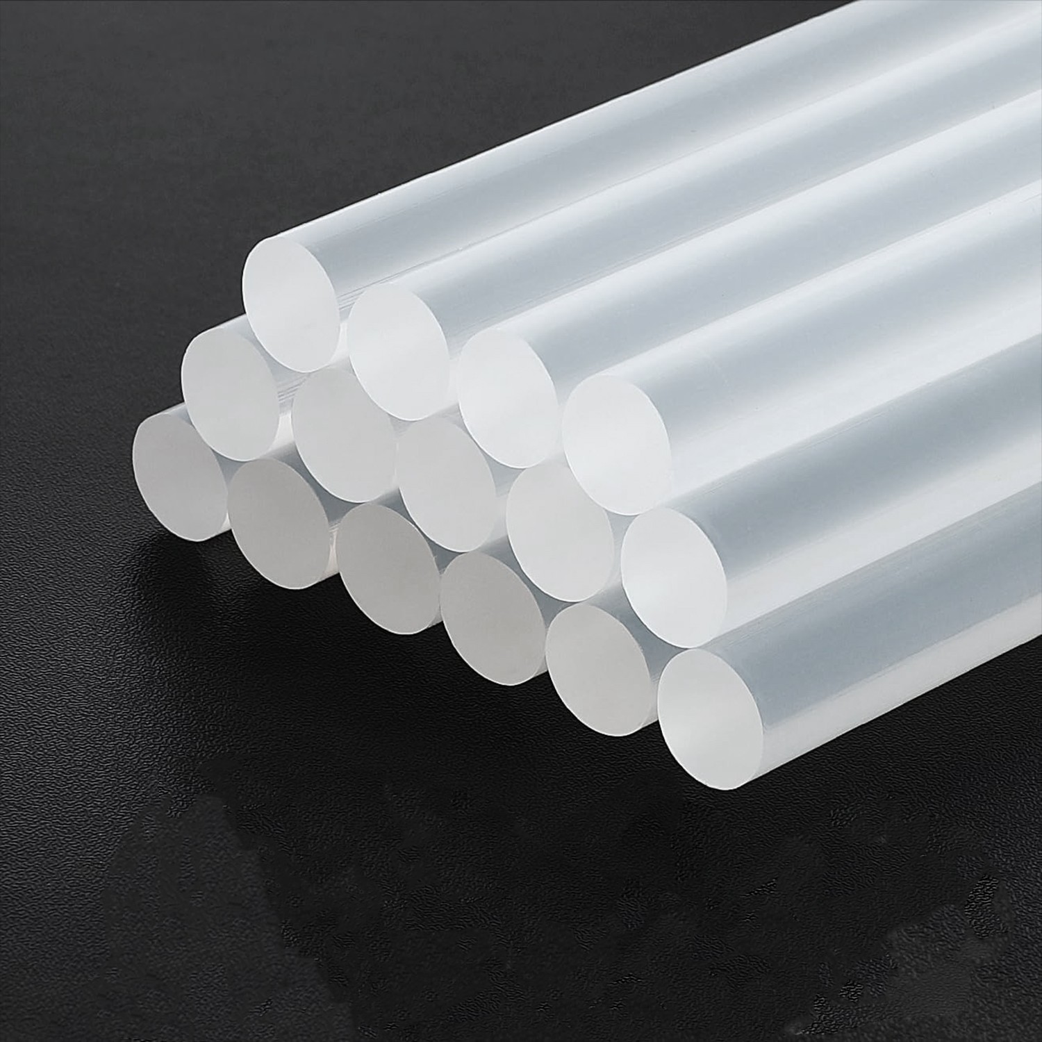 İnce Mum Silikon 7.5 mm Uzunluk 30 cm Çubuk Sıcak Silikon Hobi Eşya Maket Yapıştırma Slikon 84 ADET
