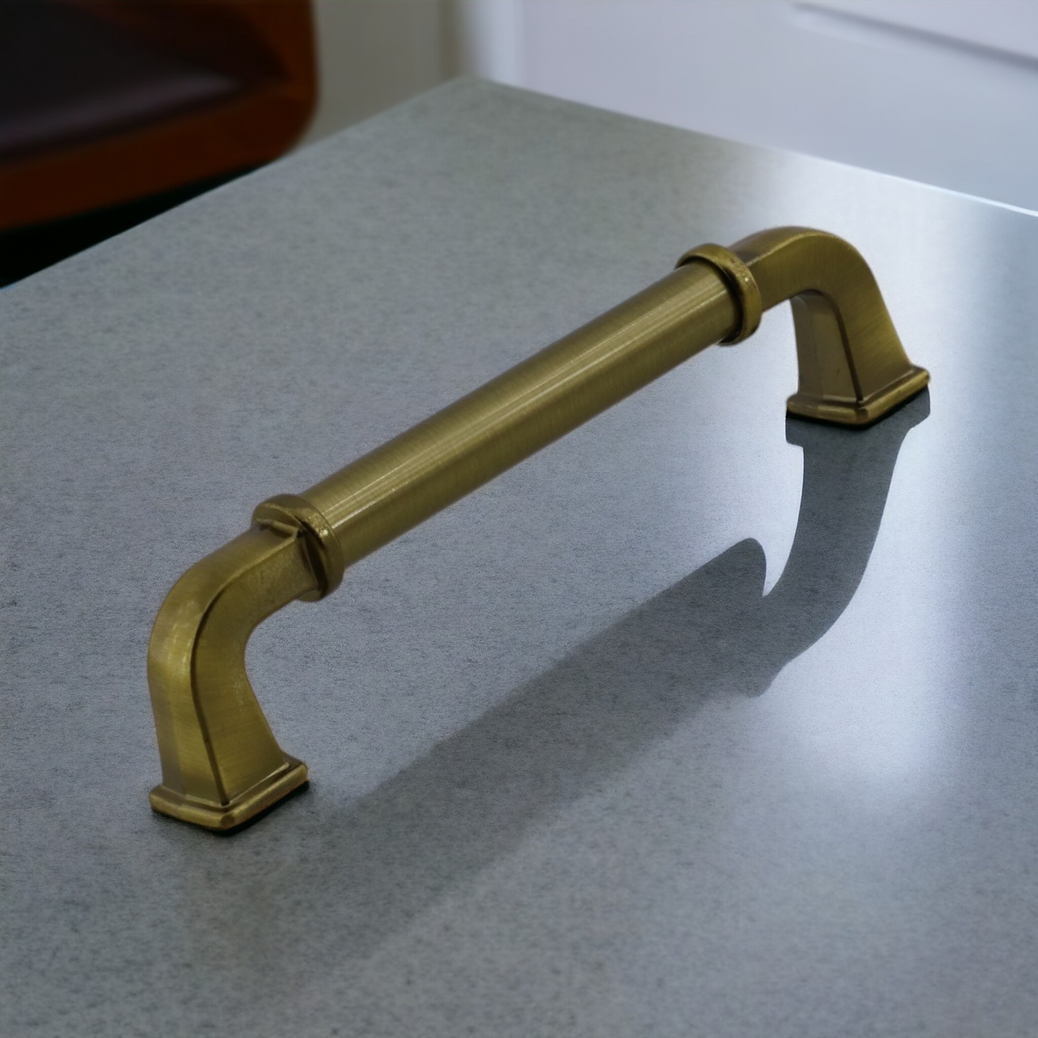 Alfa Metal Antik Sarı Kulp 96 mm Mobilya Çekmece Mutfak Dolabı Dolap Kapak Kulpları Kulb Kulpu