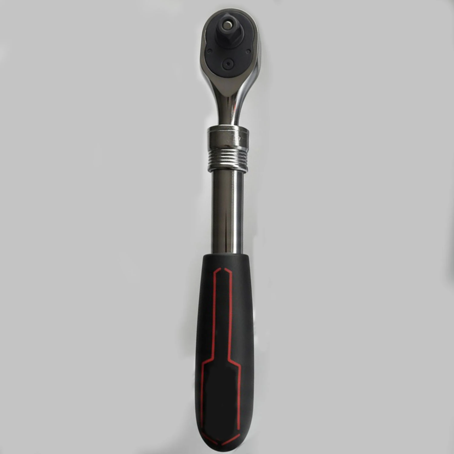 Uzatmalı Cırcır Kolu 72 Diş 3/8" Profesyonel Lokma Kol Uzatma Mekanizmalı Dayanıklı El Aleti