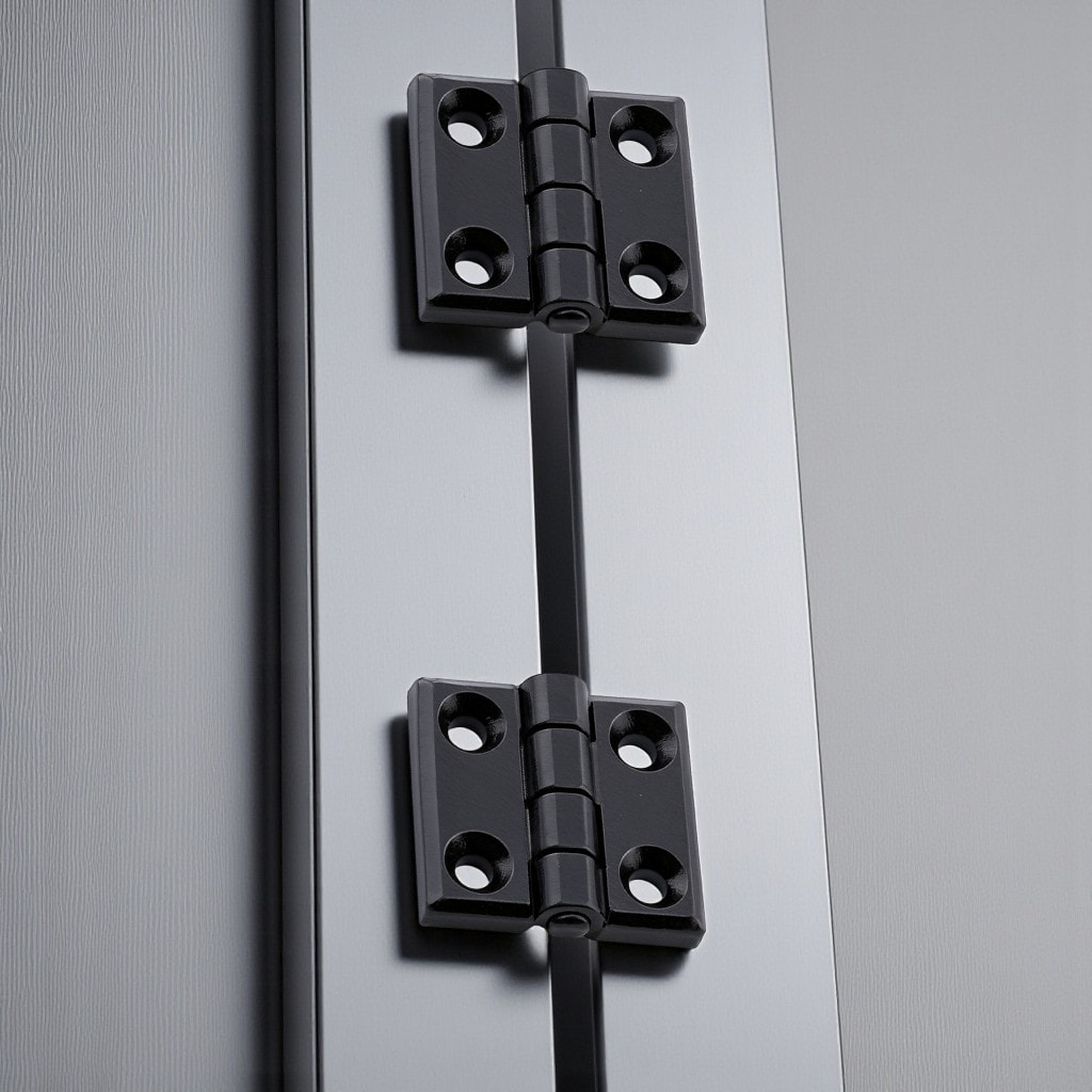 Siyah Metal 4 ADET SET Yaprak Menteşe 30x30mm Dayanıklı Mobilya Kapı Dolap Çekmece Kapak Aksesuar